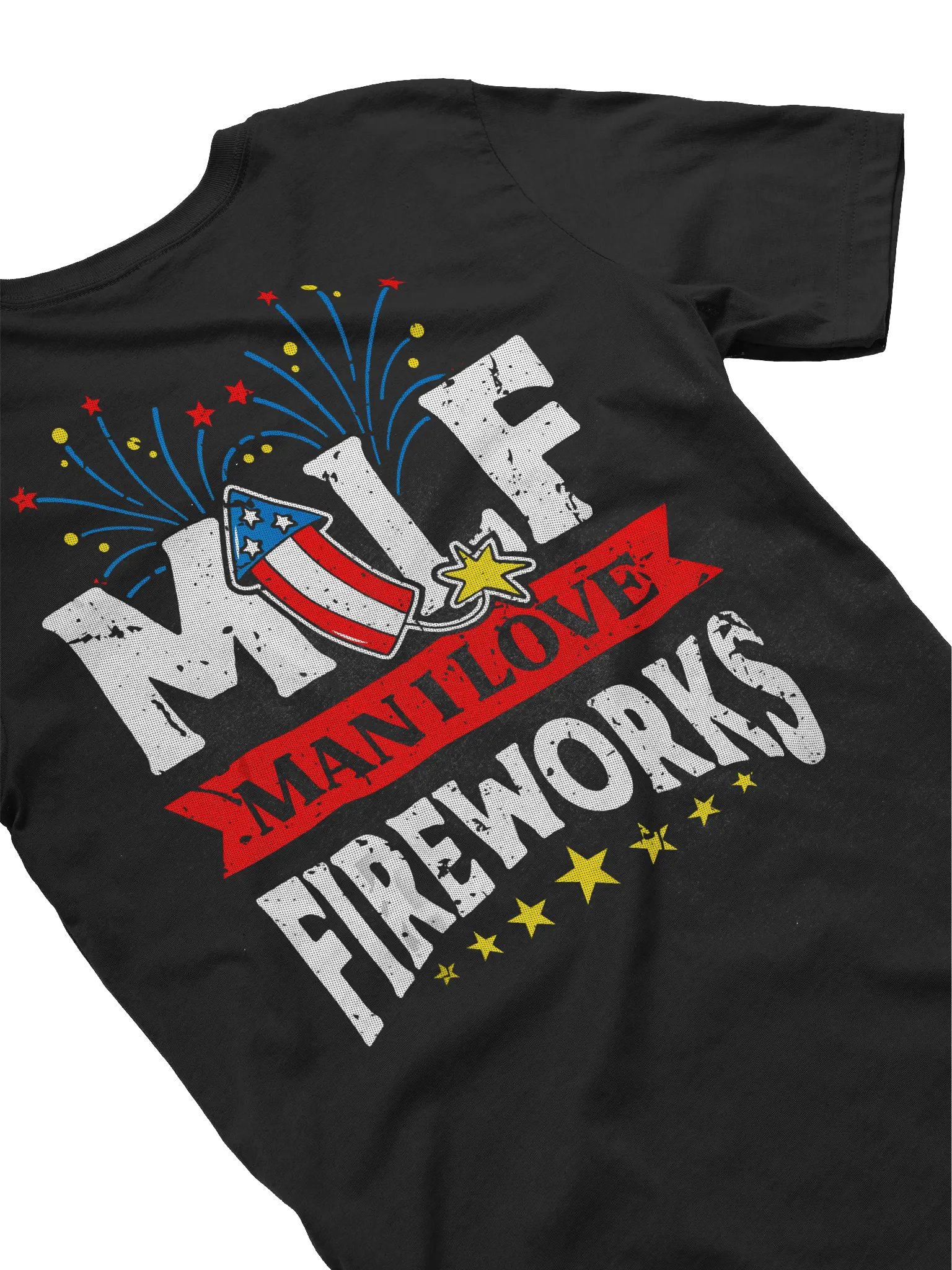 Mann Pyro T-Shirt ( Mann I love Fireworks v2) product image (4)
