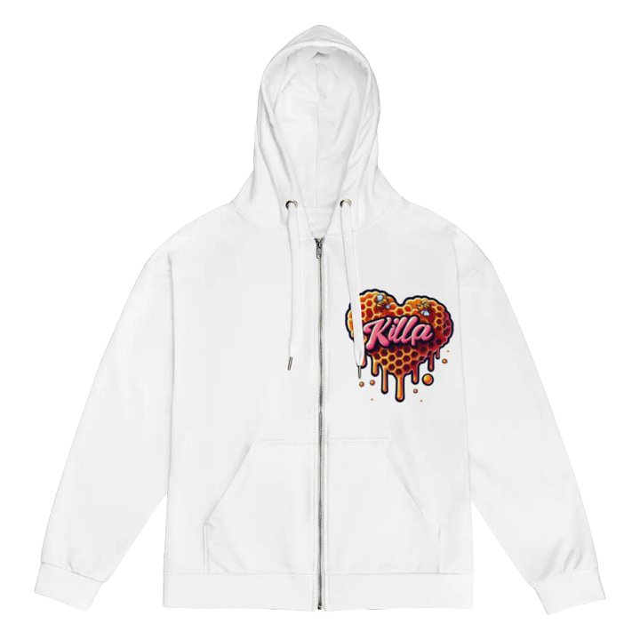 KILLA EMILY STREAMER MOMMY/LOGO ZIP UP HOODIE product image (1)