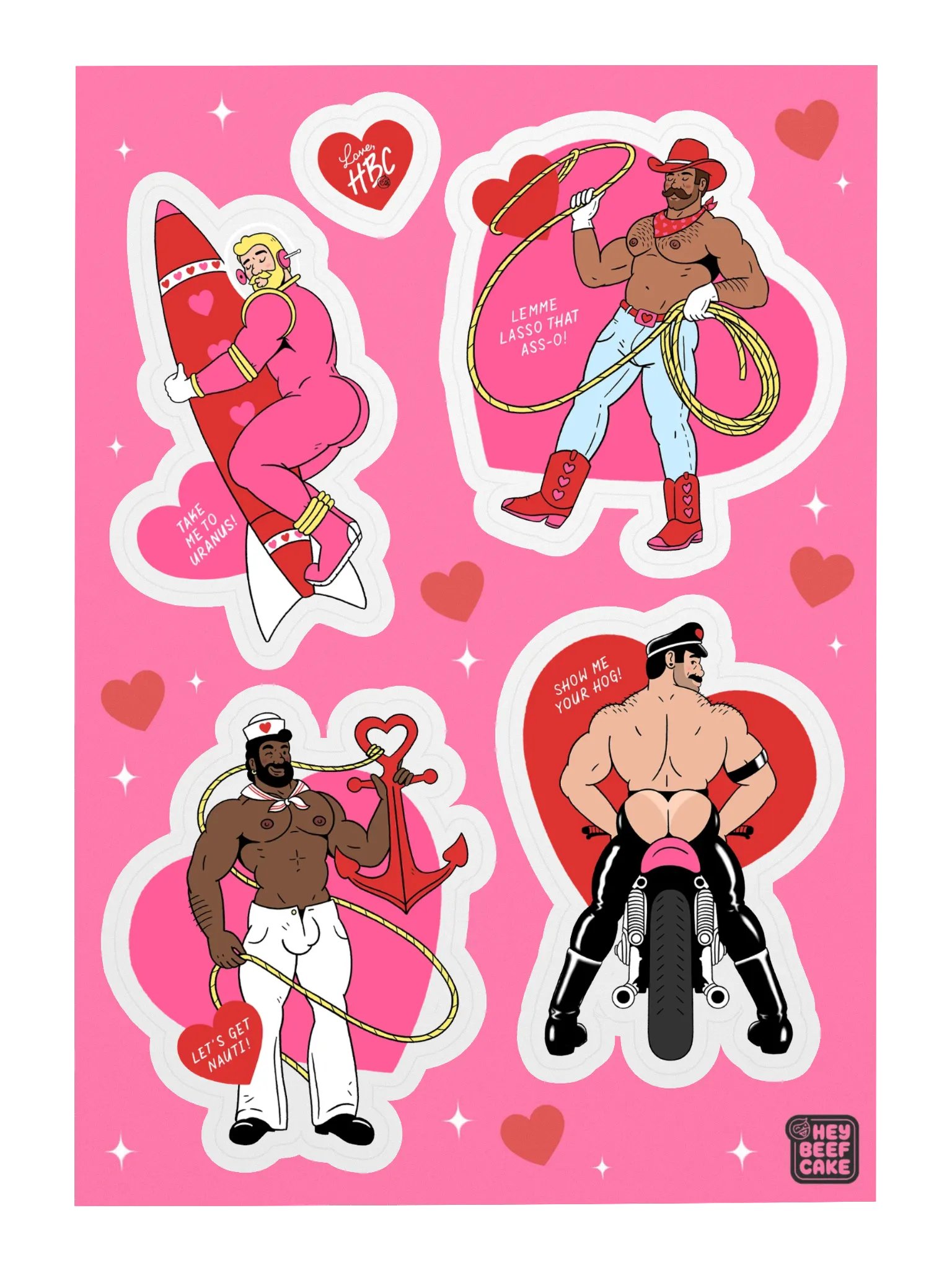 Love, HBC Sticker Sheet product image (4)