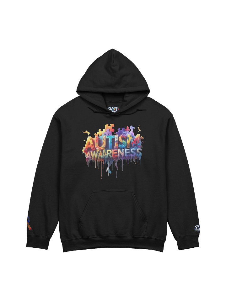 Autism Awareness dripping ribbon hoodie product image (1)