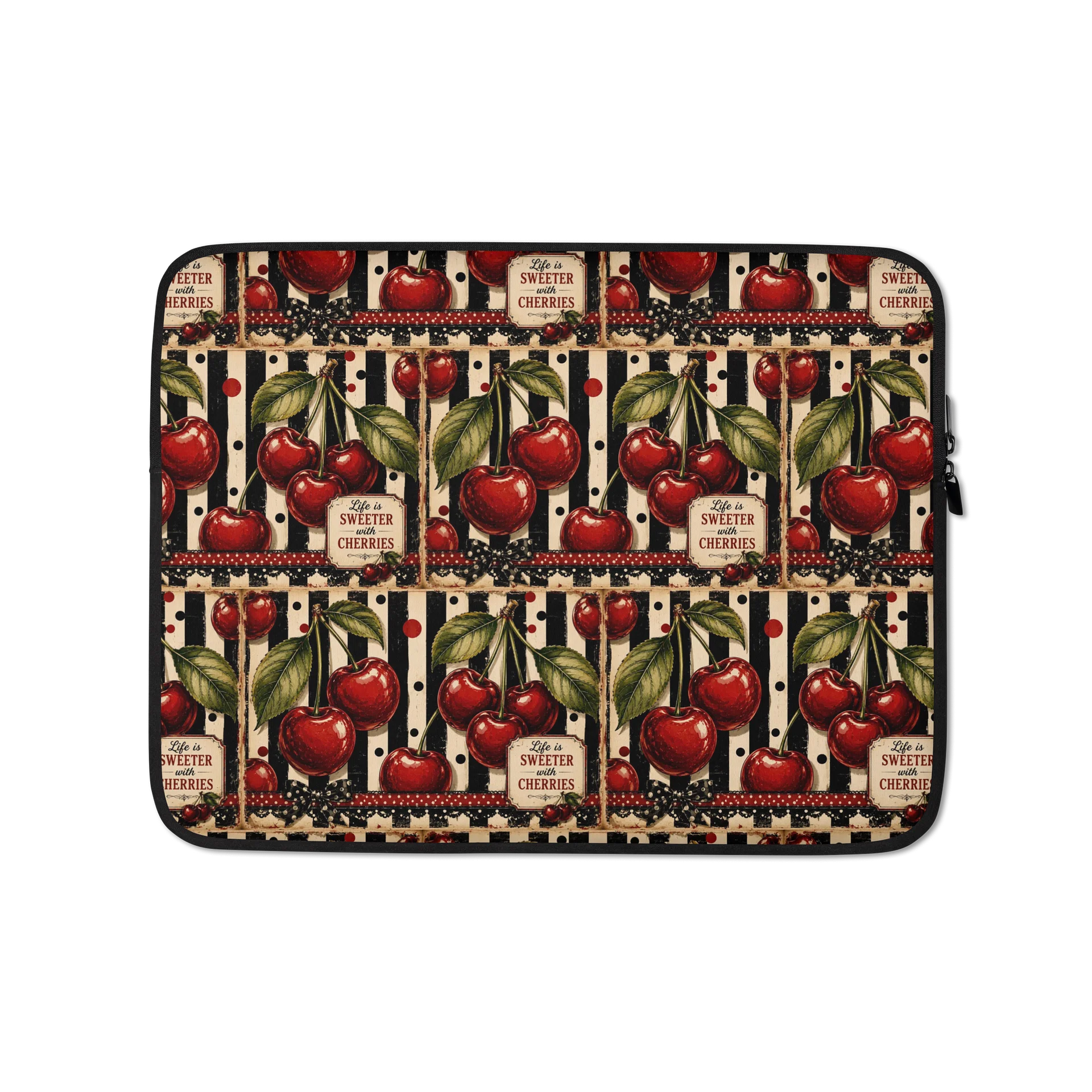 Chic Cherry - Life Is Sweeter Cherry Laptop Sleeve product image (1)