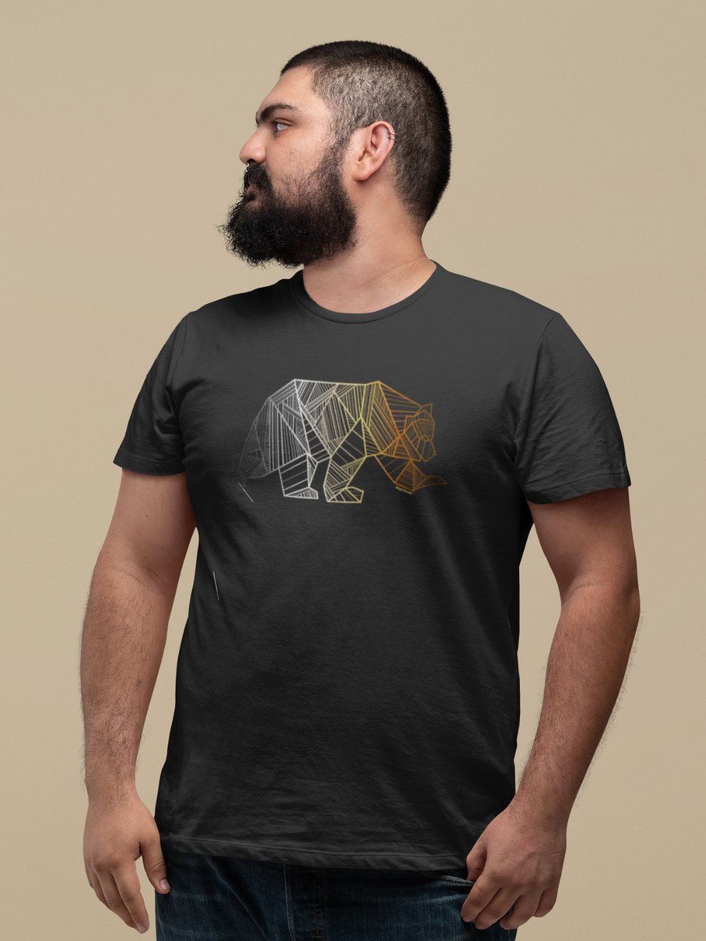 Geometric Bear Pride T-Shirt product image (3)
