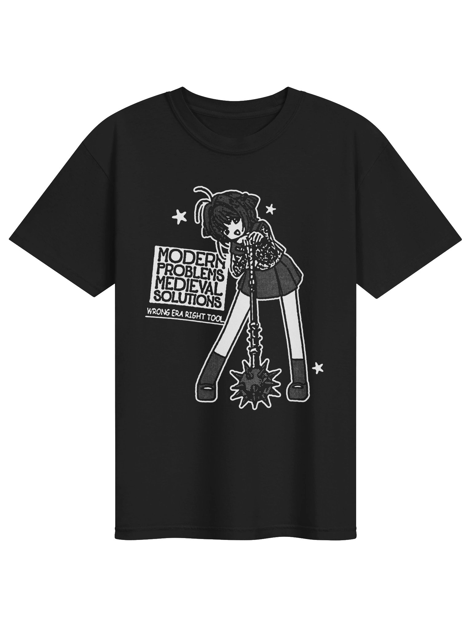MODERN PROBLEMS !!!! - T-shirt. black vers. product image (1)
