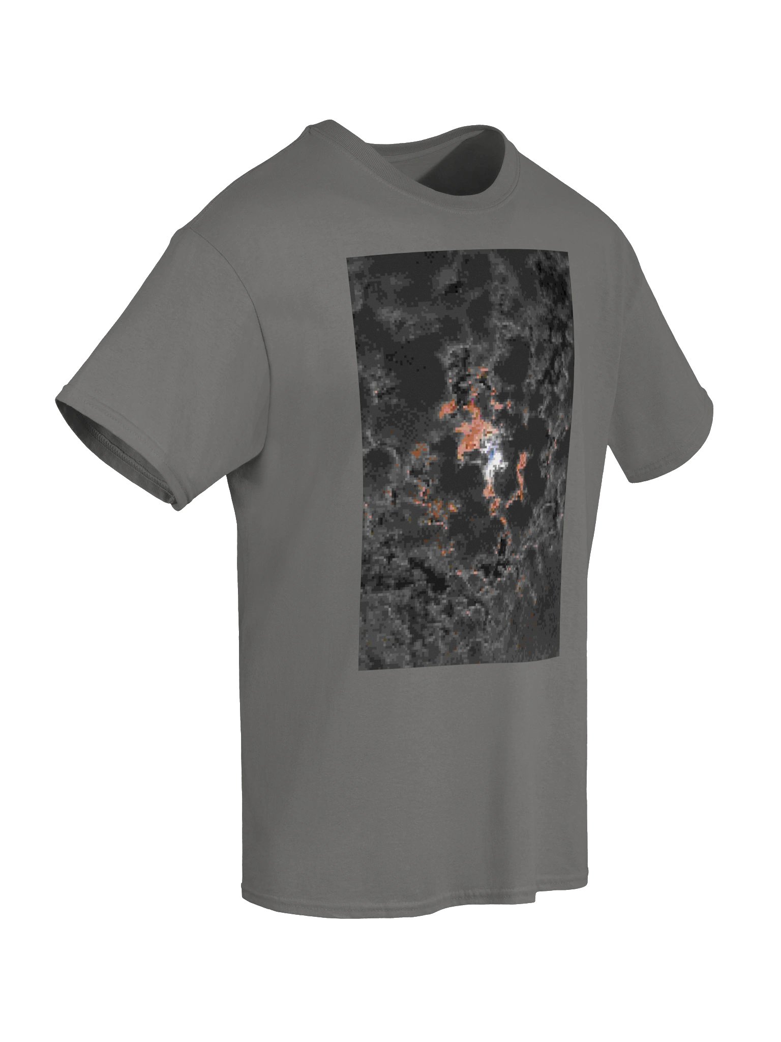 pixel clouded moon graphic tee product image (6)