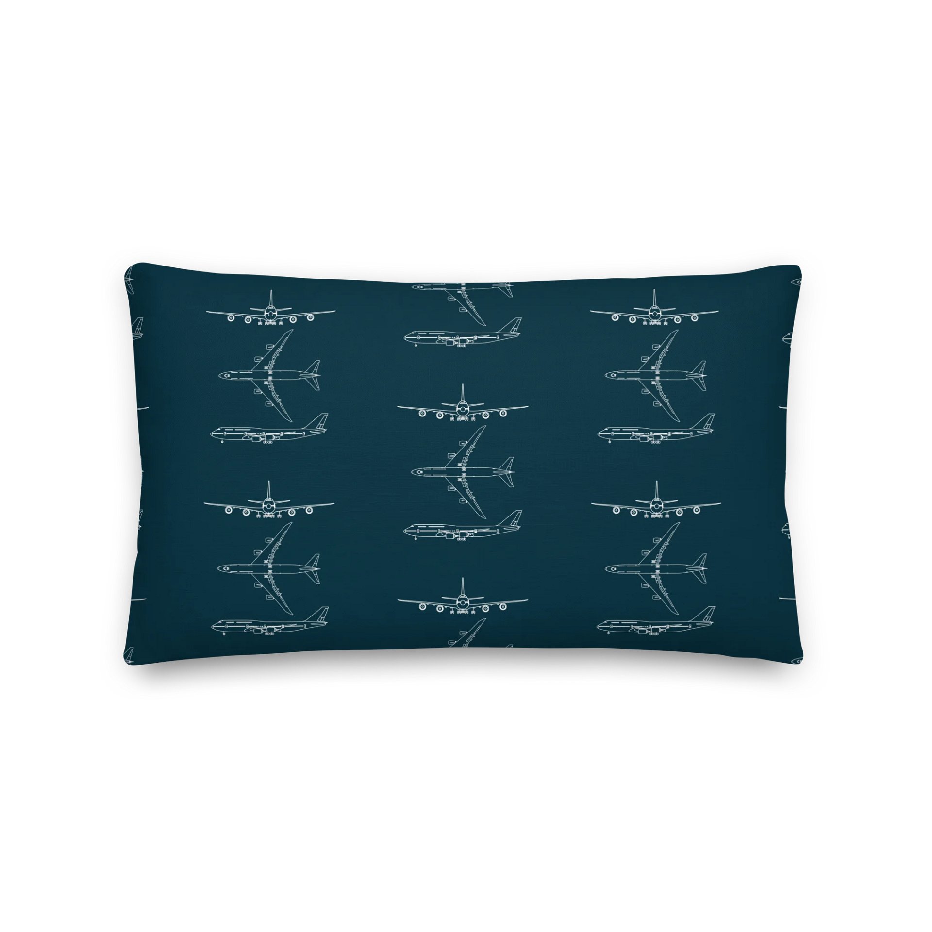 Boeing 747-8 Blueprint Pillow product image (2)