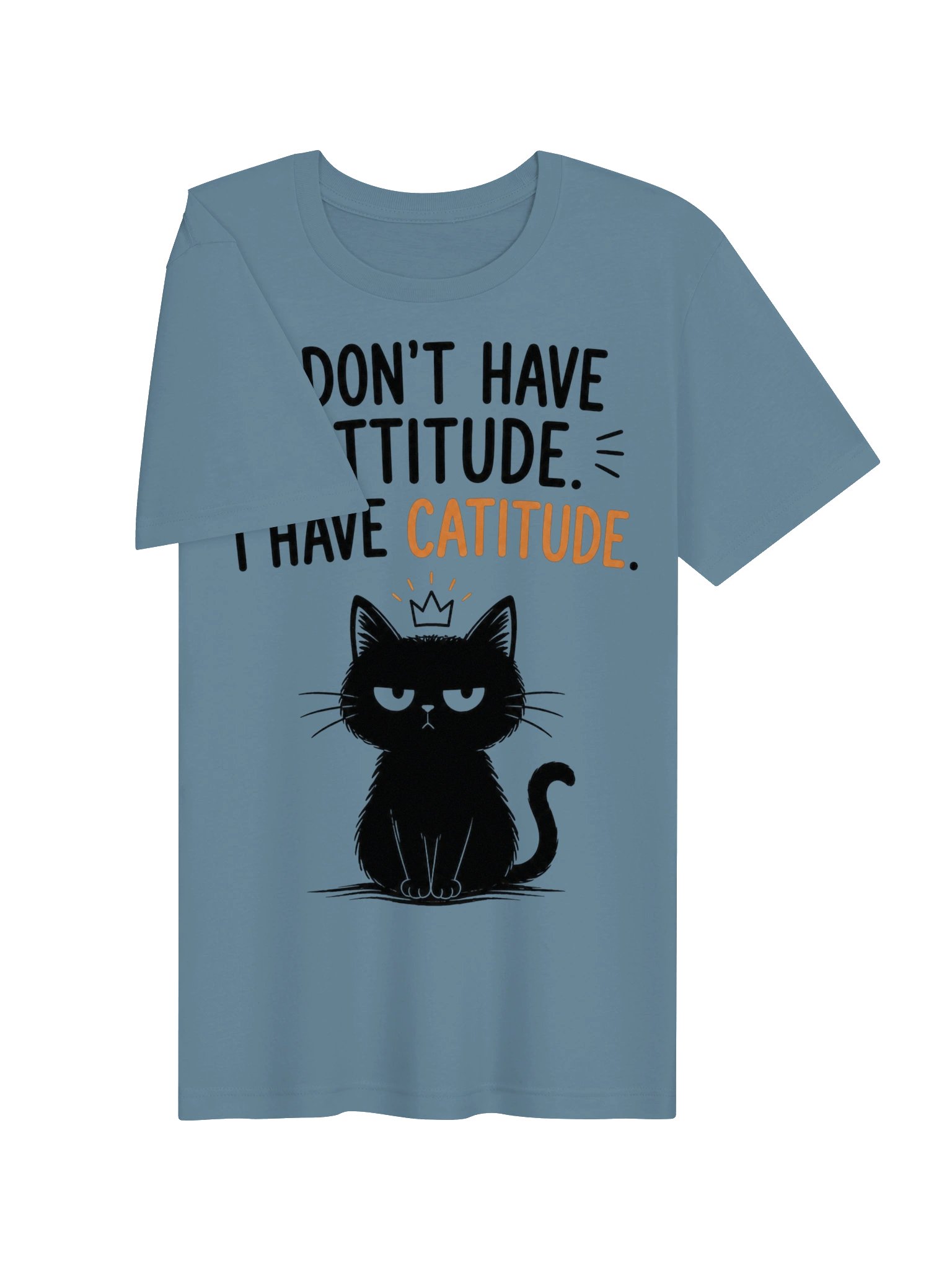 Catitude Crown Cat Graphic Tee product image (21)