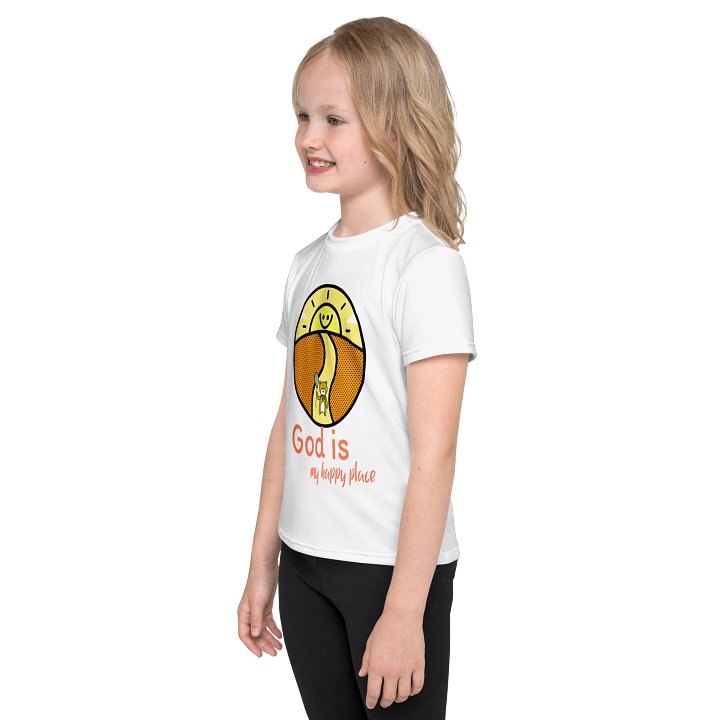God is my happy place All-Over Print T-Shirt product image (2)