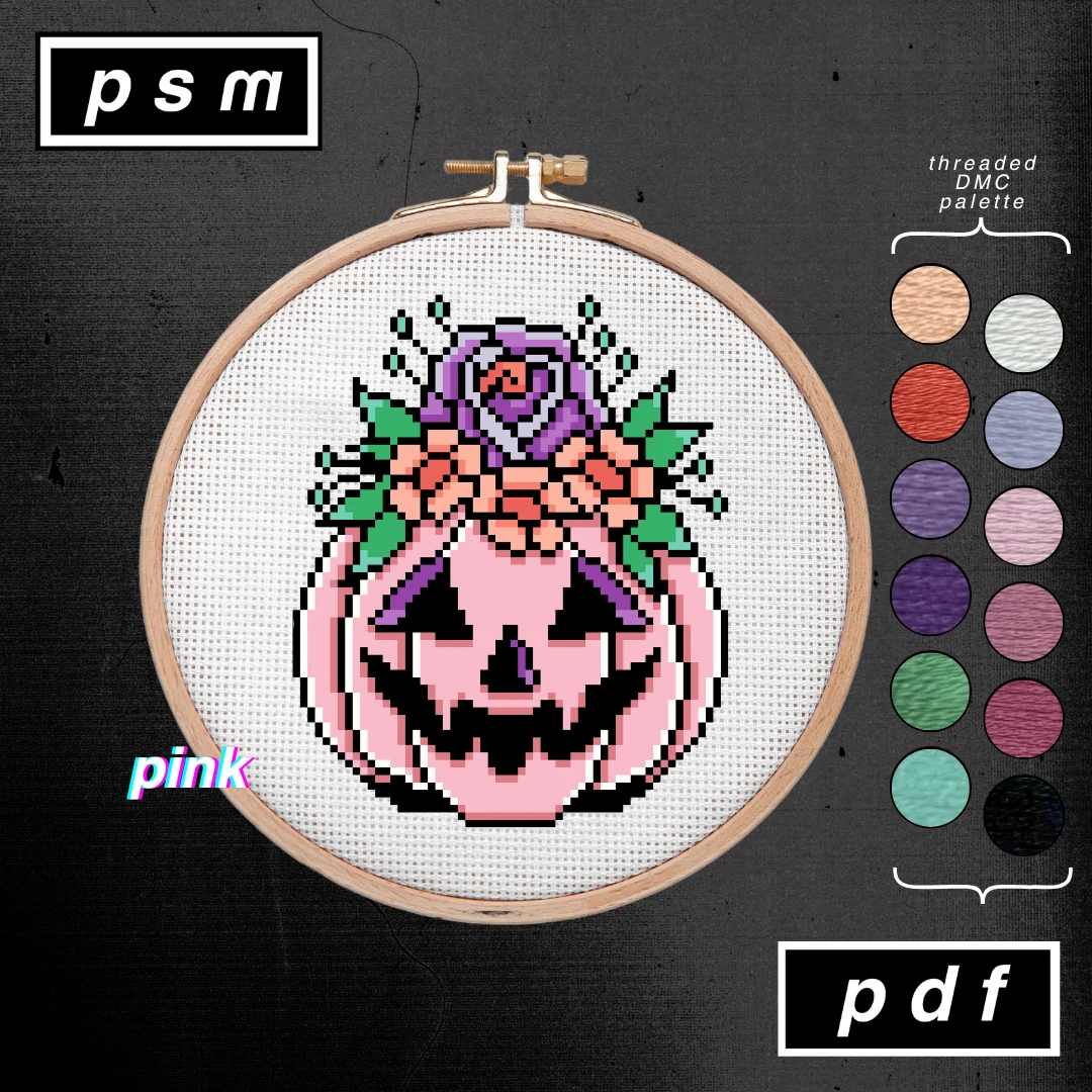 Vintage Pumpkin Bouquet Pattern Set product image (6)