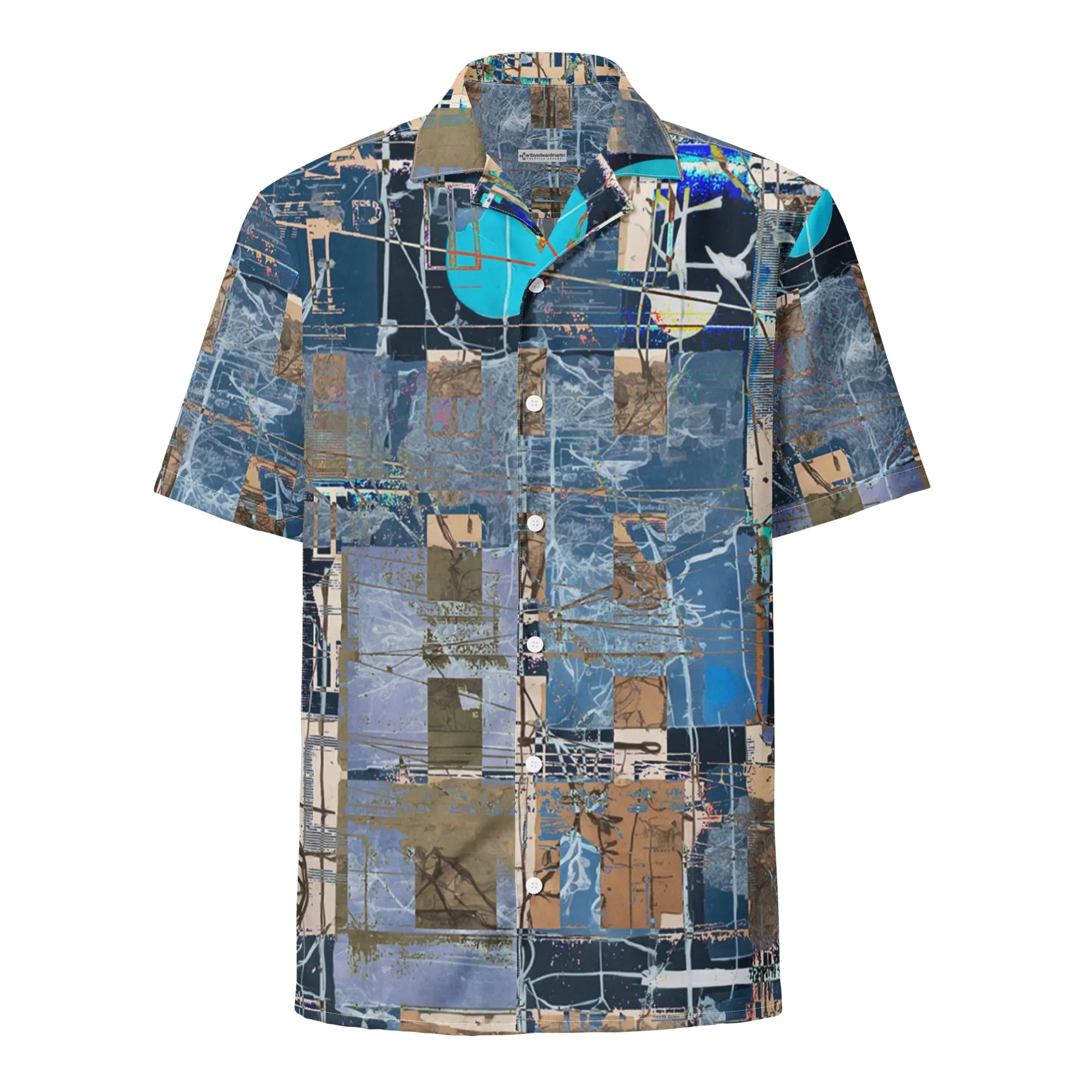 Oceanic Geometry Hawaiian Shirt product image (1)