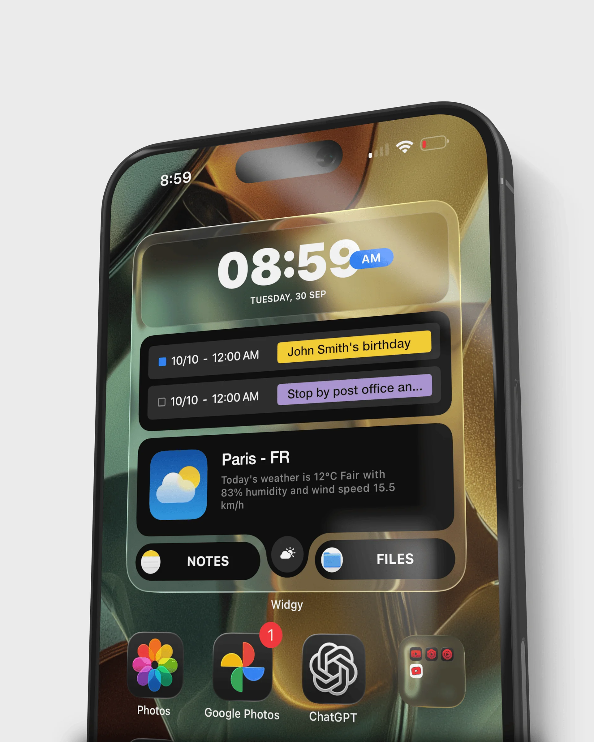 At a Glance Widgy Widget product image (1)