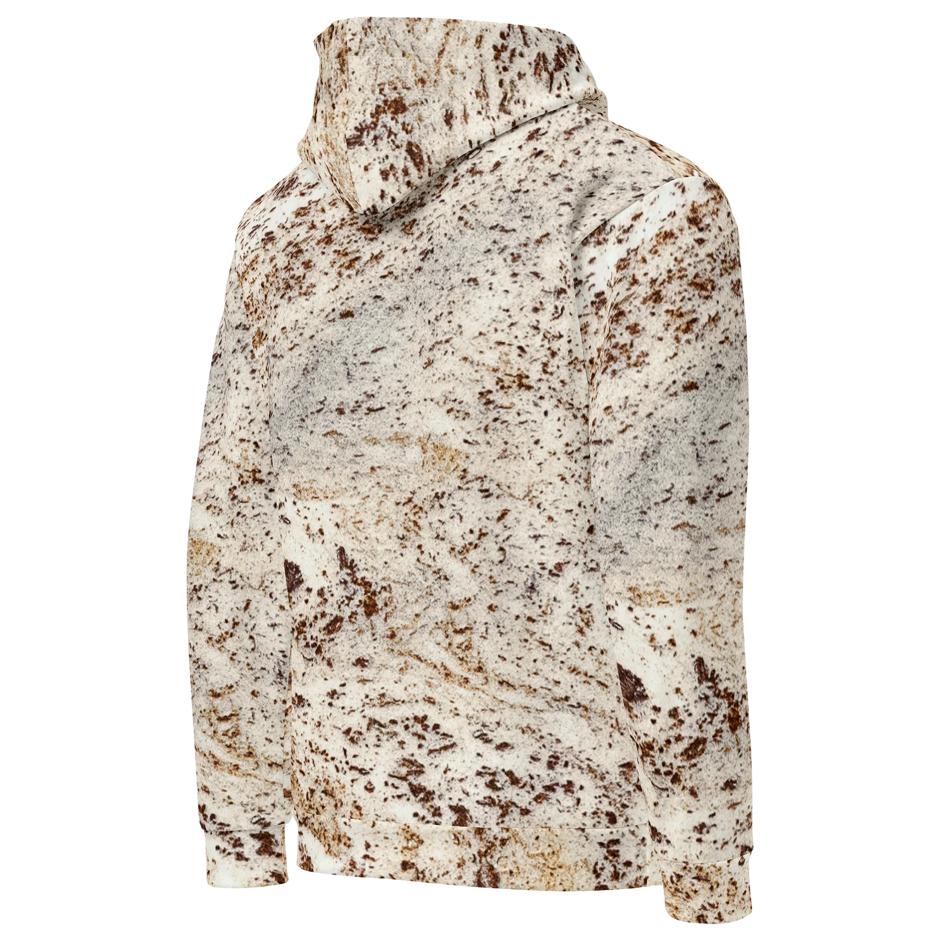 Espresso Swirl All-Over Print Unisex Cotton Streetwear Hoodie product image (4)