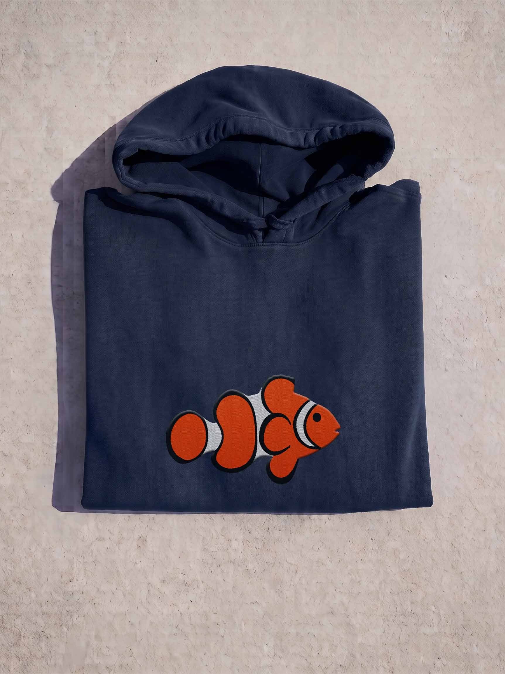 Clownfish Premium Hooded Sweatshirt (Embroidered) for Reef and Marine Aquarium Lovers product image (1)