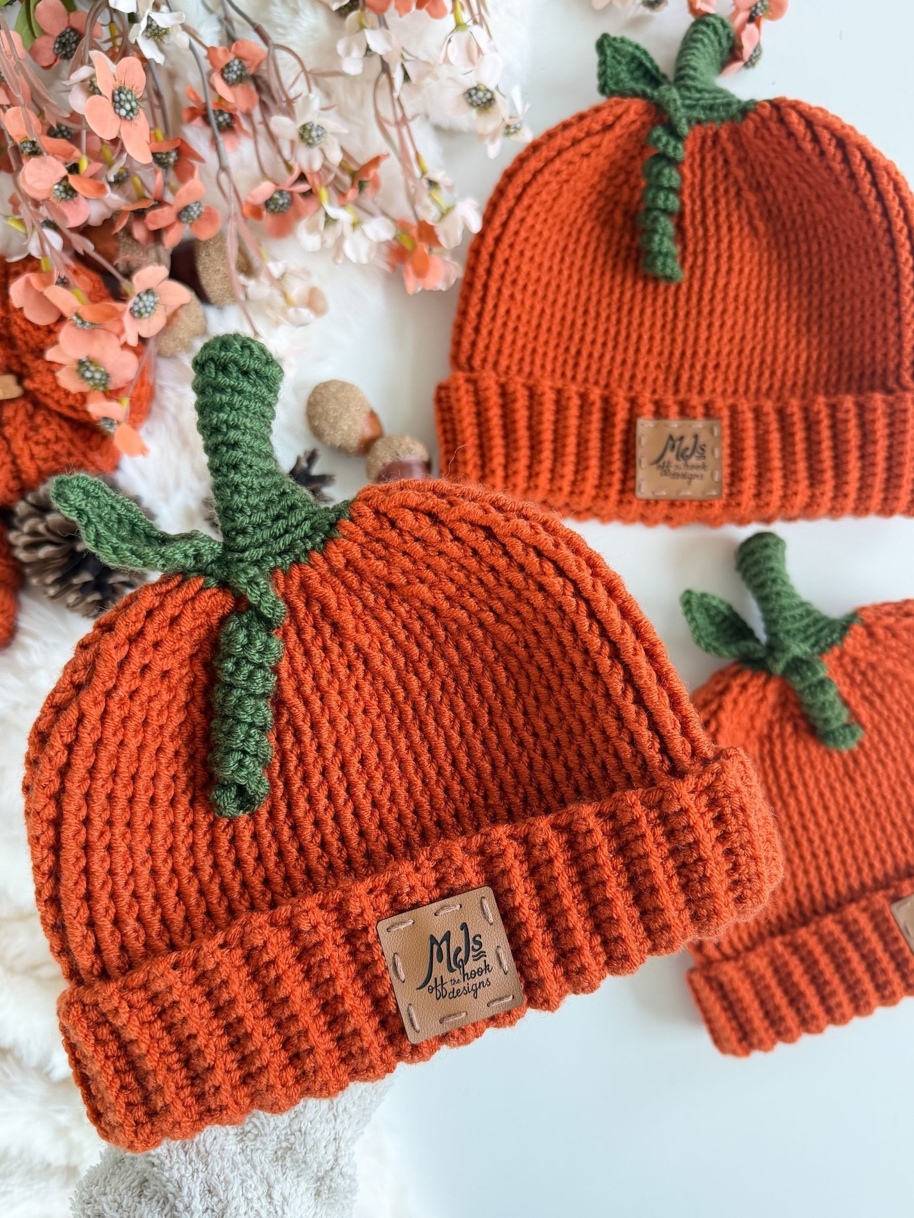 The Pumpkin Patch Hat Crochet Pattern product image (1)