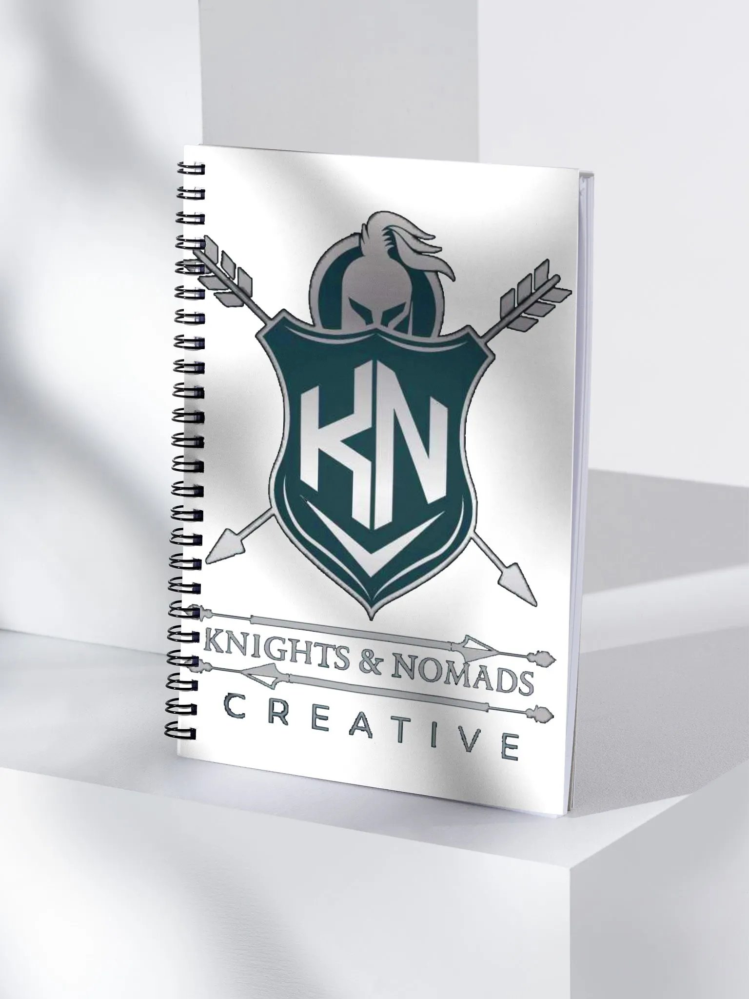 Knightly Crest Spiral Notebook product image (3)