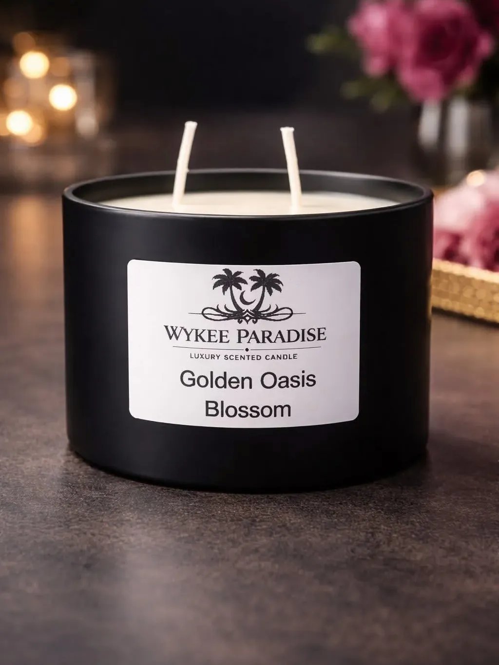 Golden Oasis Blossom Candle product image (1)