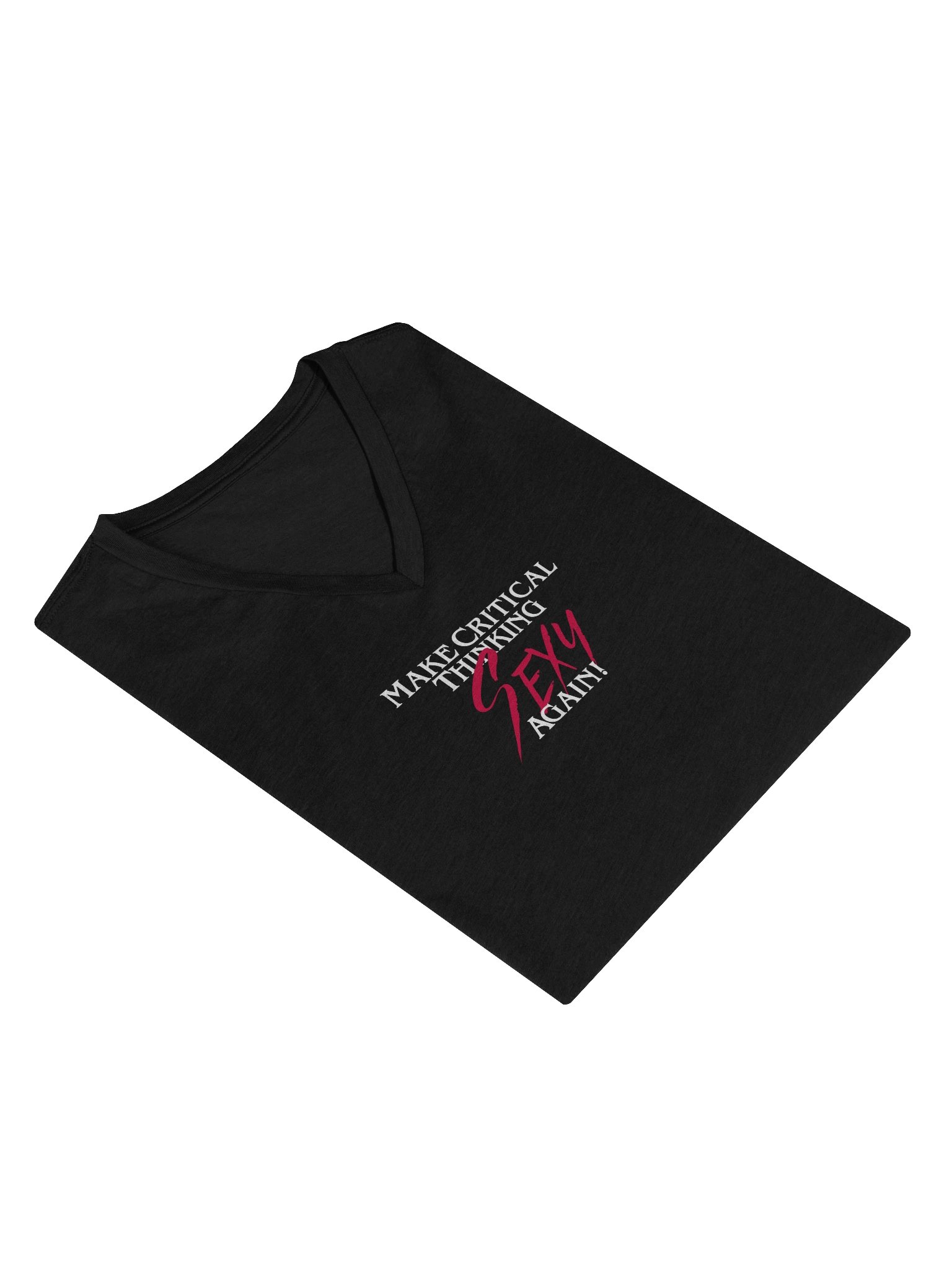 Make Critical Thinking Sexy Again! Women's Soft V-Neck product image (5)