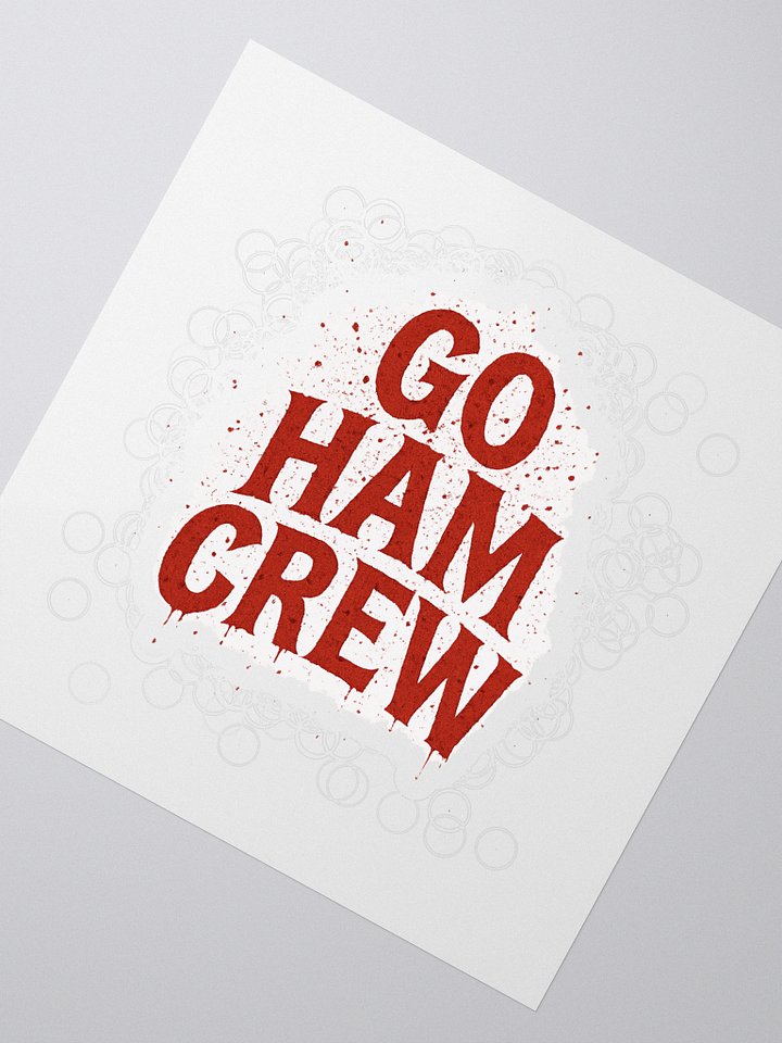 Go Ham Crew - Slasher edition Stickers!!!!! product image (2)