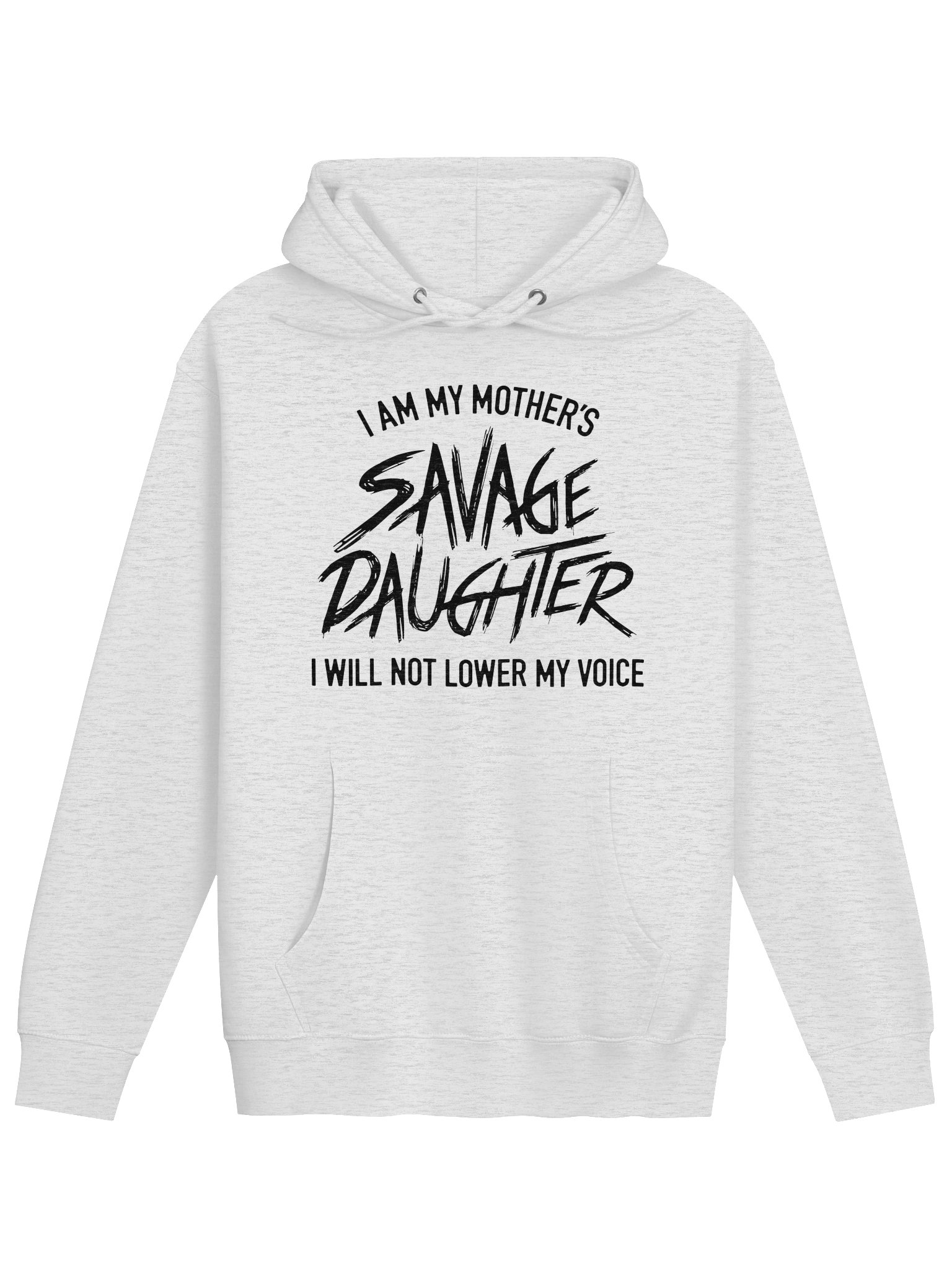 Savage Daughter Premium Hoodie (black print) product image (1)