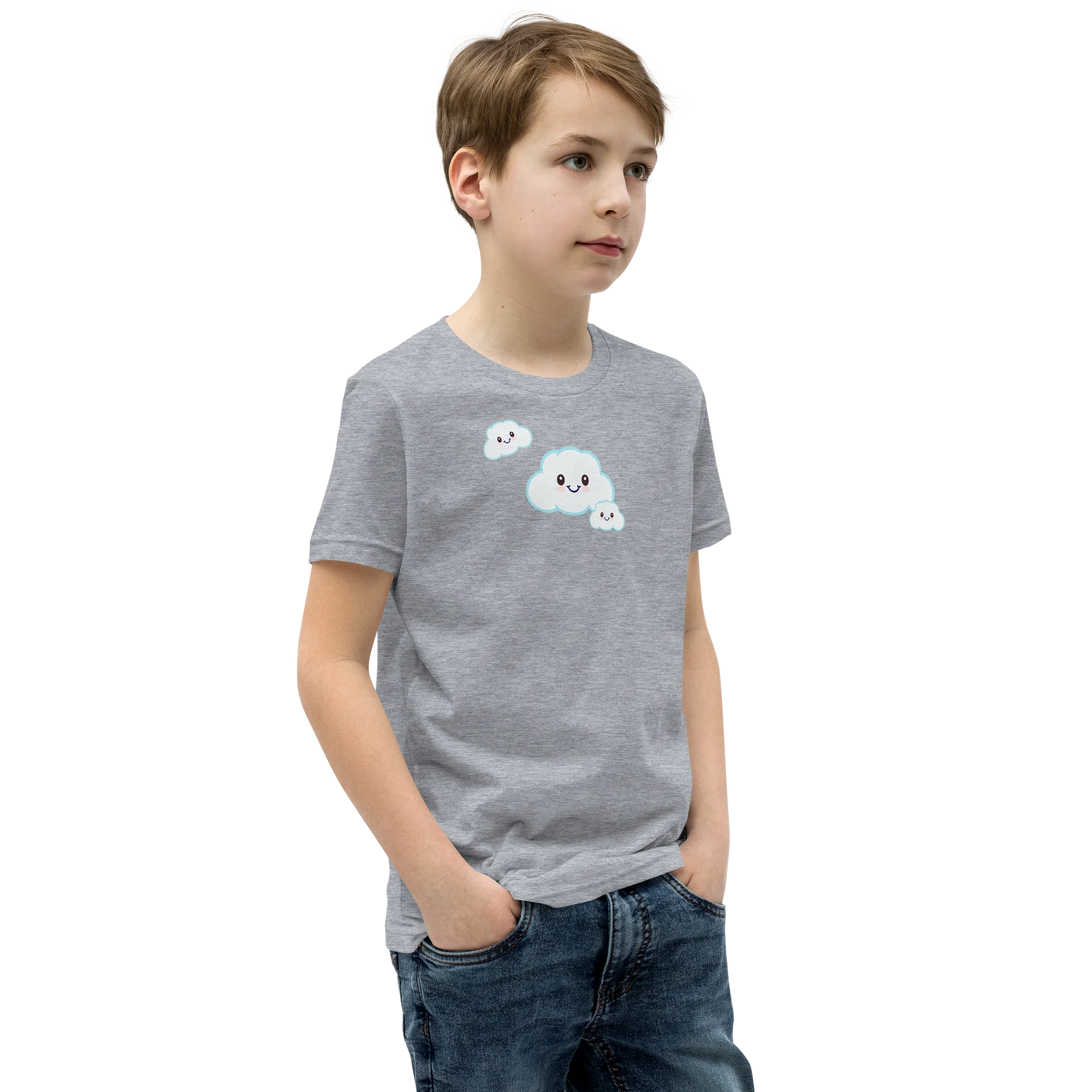 Smiley Cloud Youth Tee product image (2)