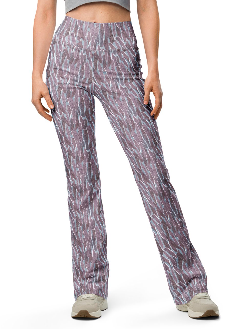 "Wild Purple" Flare Leggings product image (1)