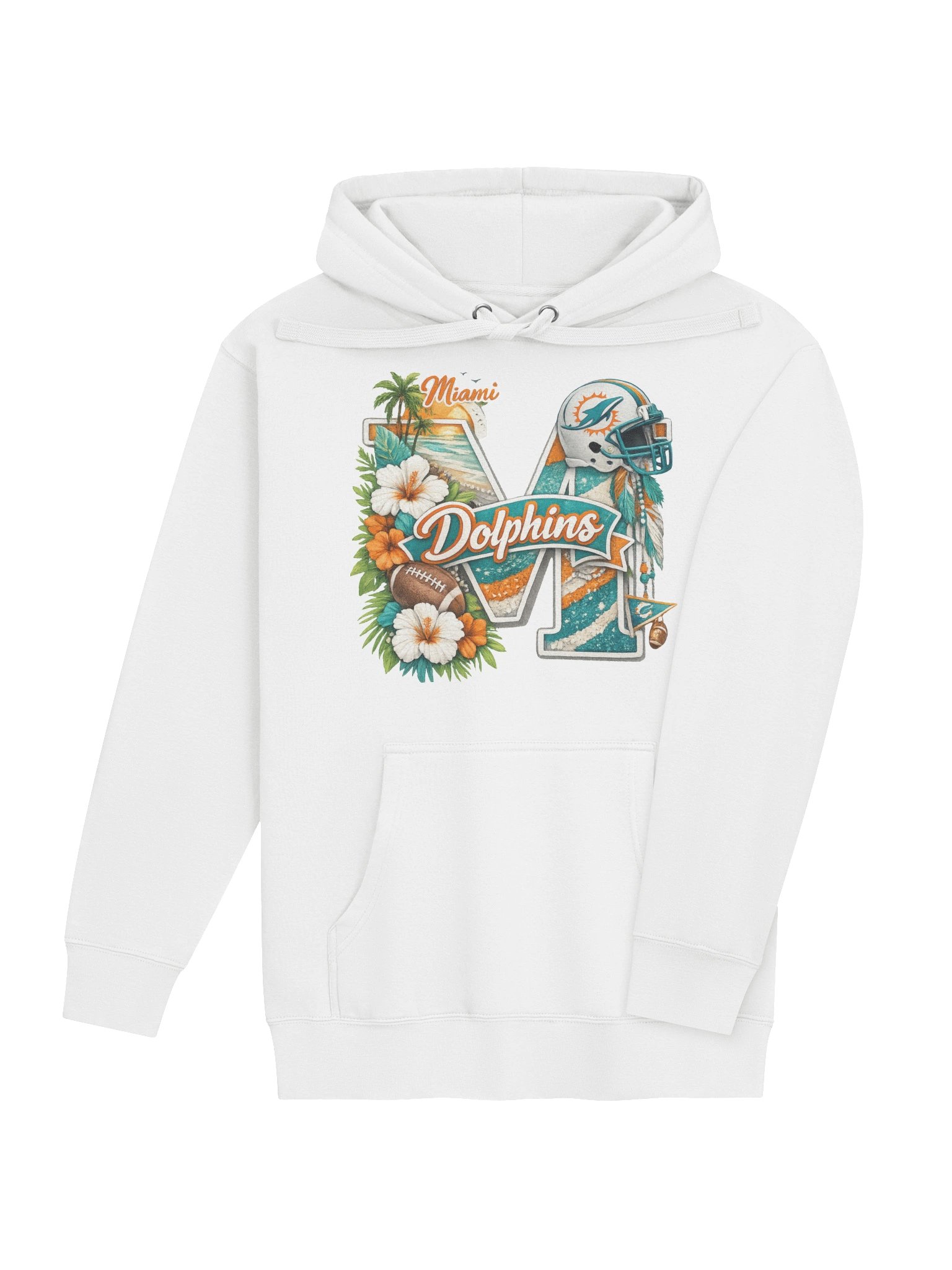 Miami Dolphins Football Hoodie product image (14)