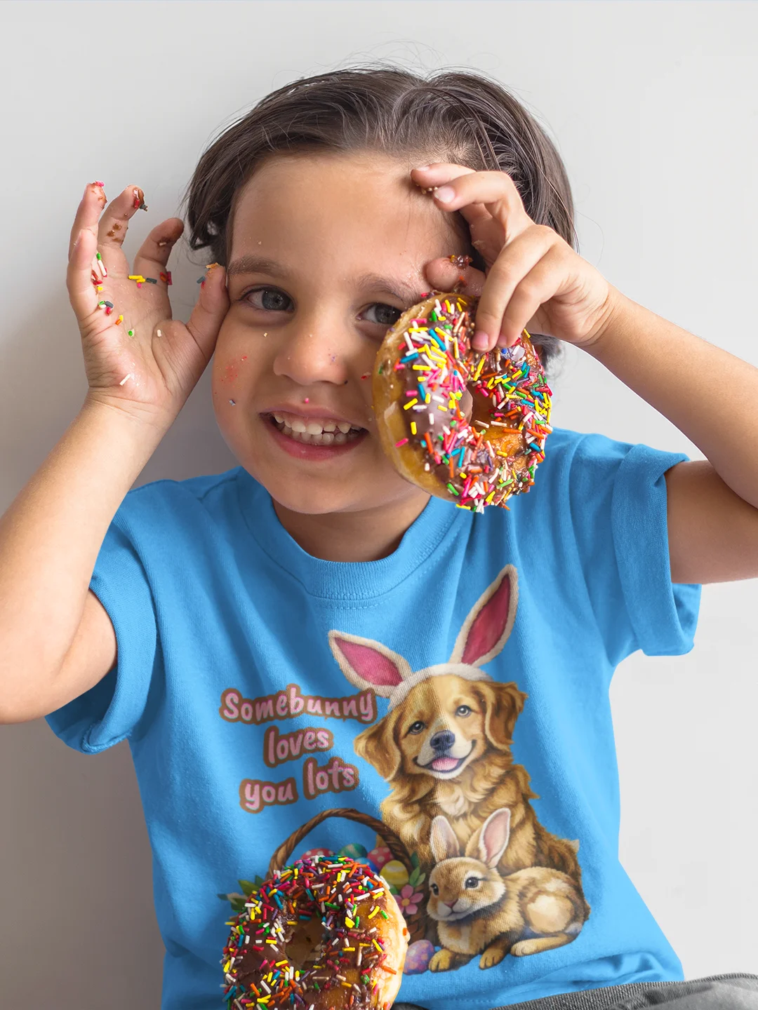 Somebunny Loves You Lots Toddler Easter Shirt product image (7)