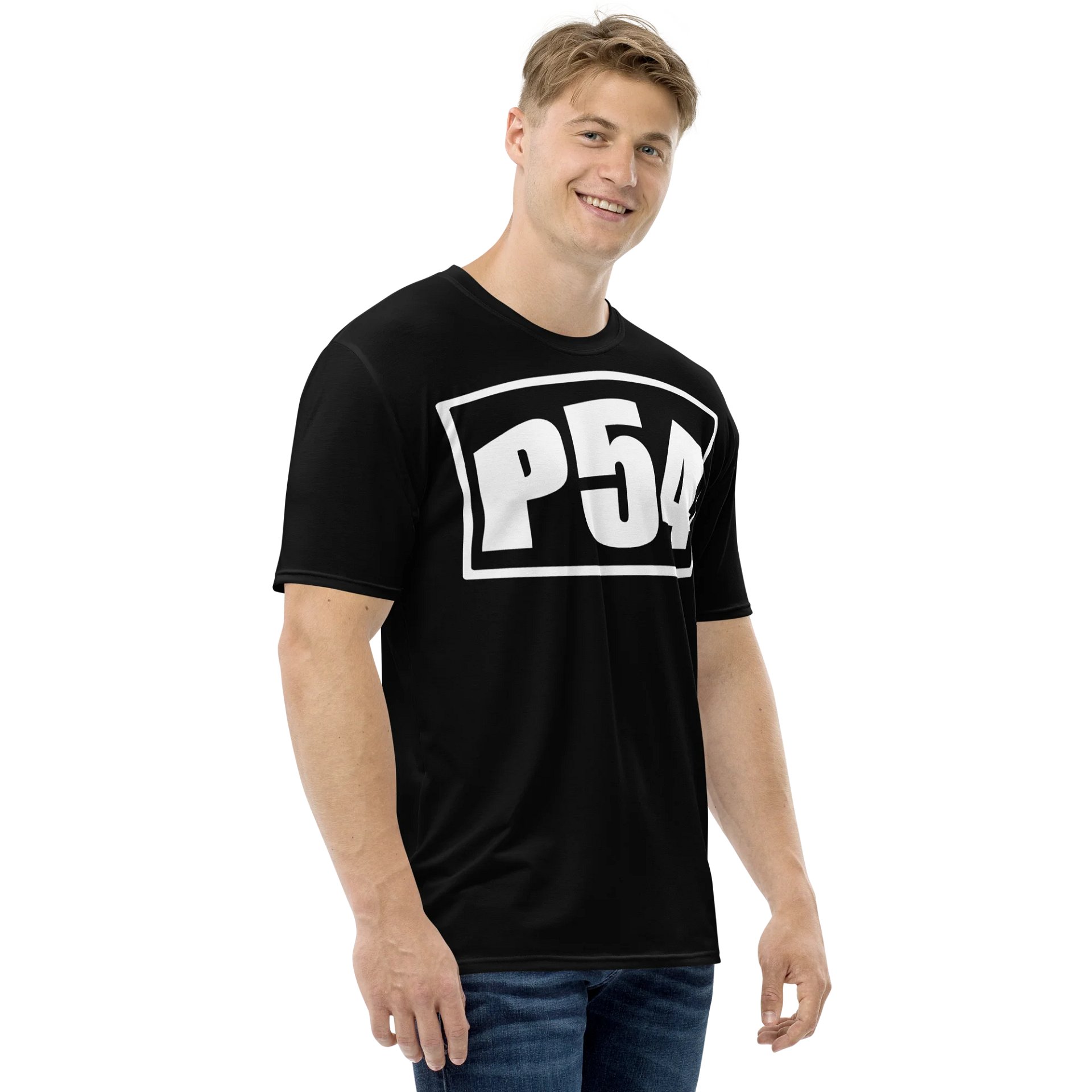 P54 All-Over Black and Gray Print Tee product image (3)