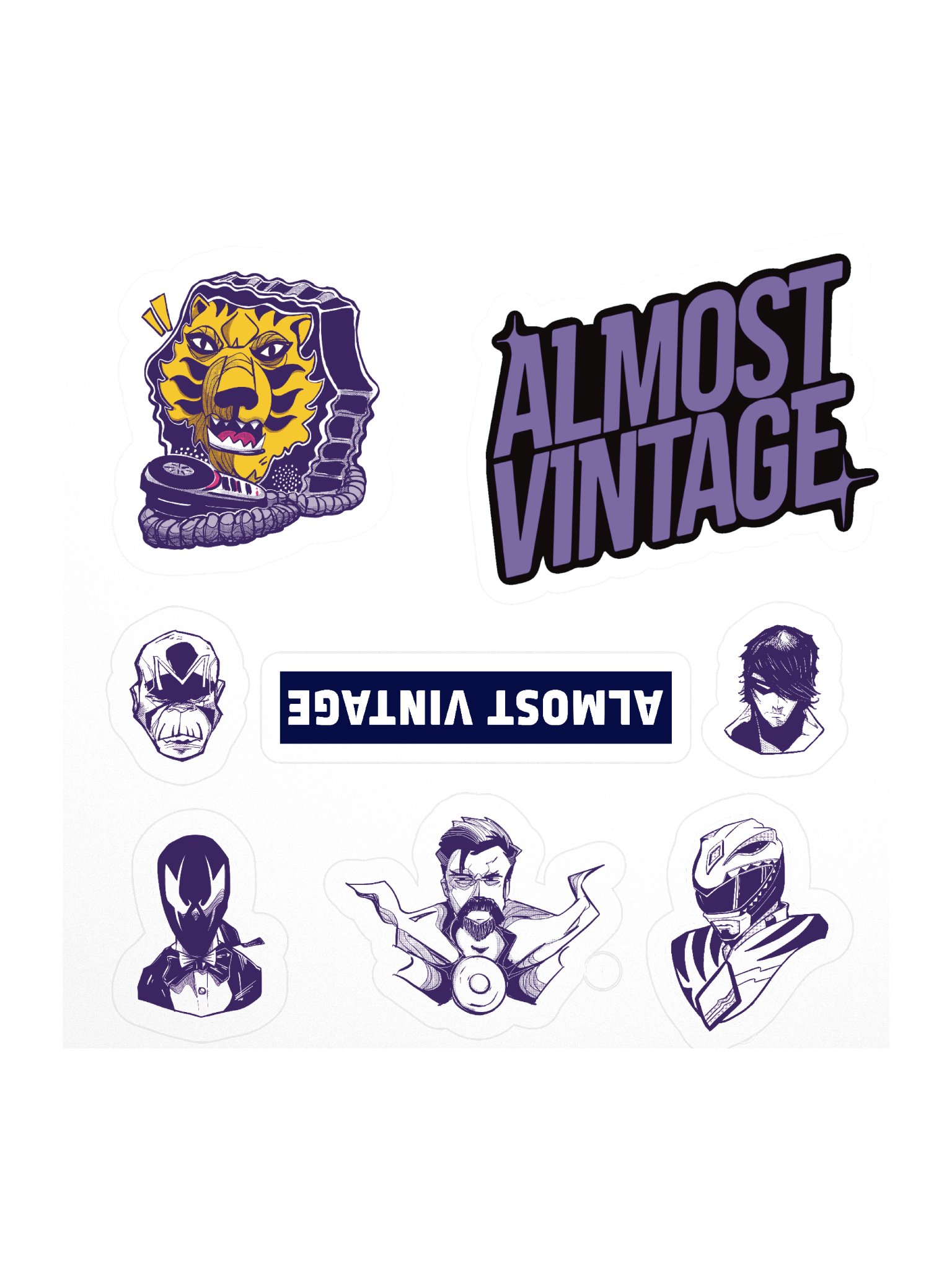Almost Vintage Sticker Sheet product image (1)