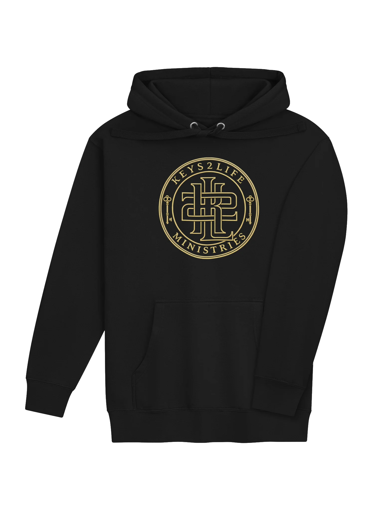 Keys 2 Life Ministries Gold Emblem Hoodie product image (36)