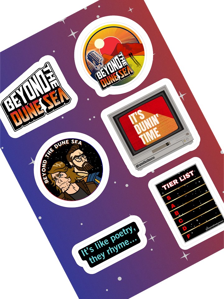 BTDS Classic Sticker Sheet product image (1)