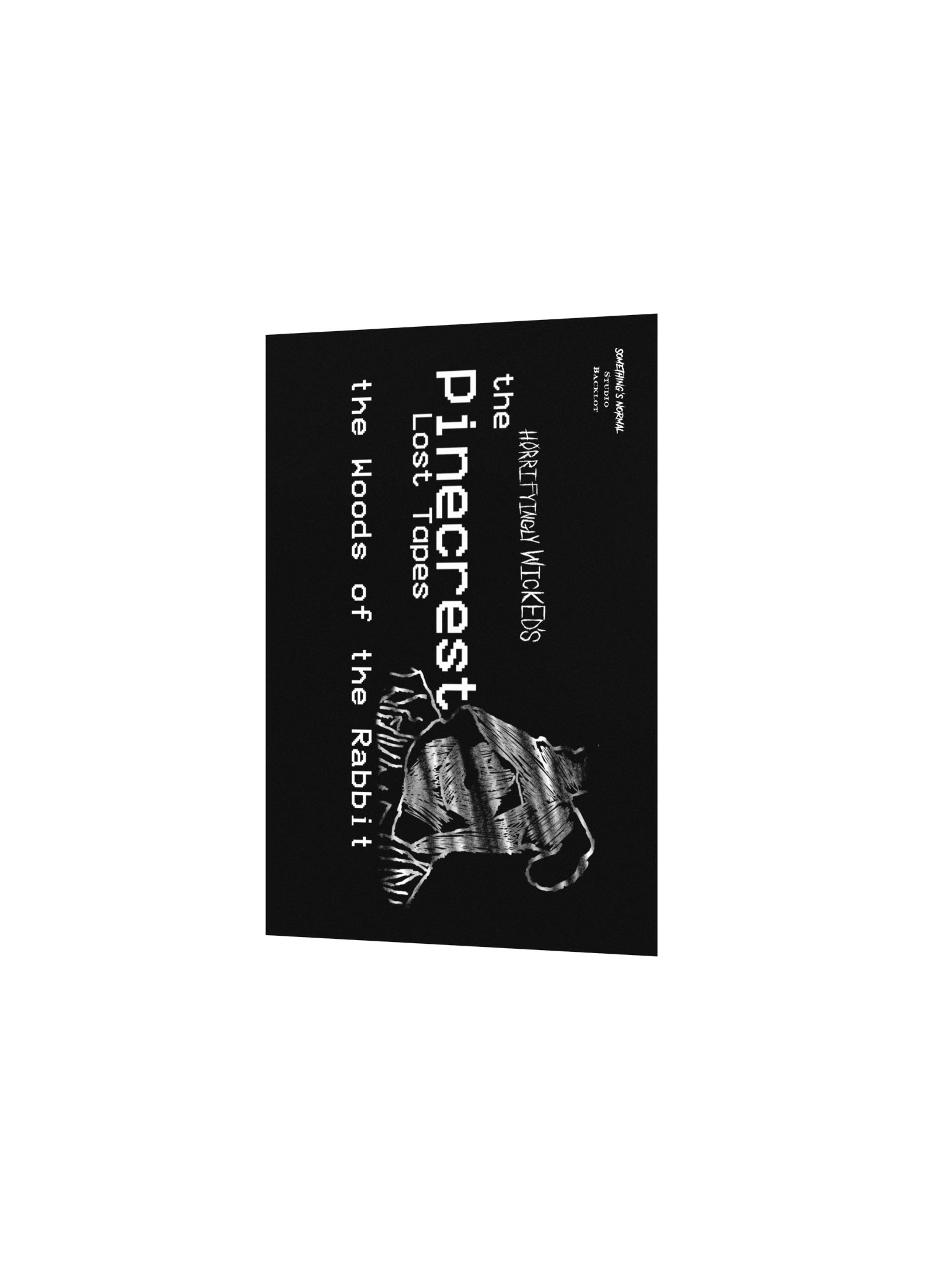 the Woods of the Rabbit cover poster - Horrifyingly Wicked's the Pinecrest Lost Tapes product image (2)