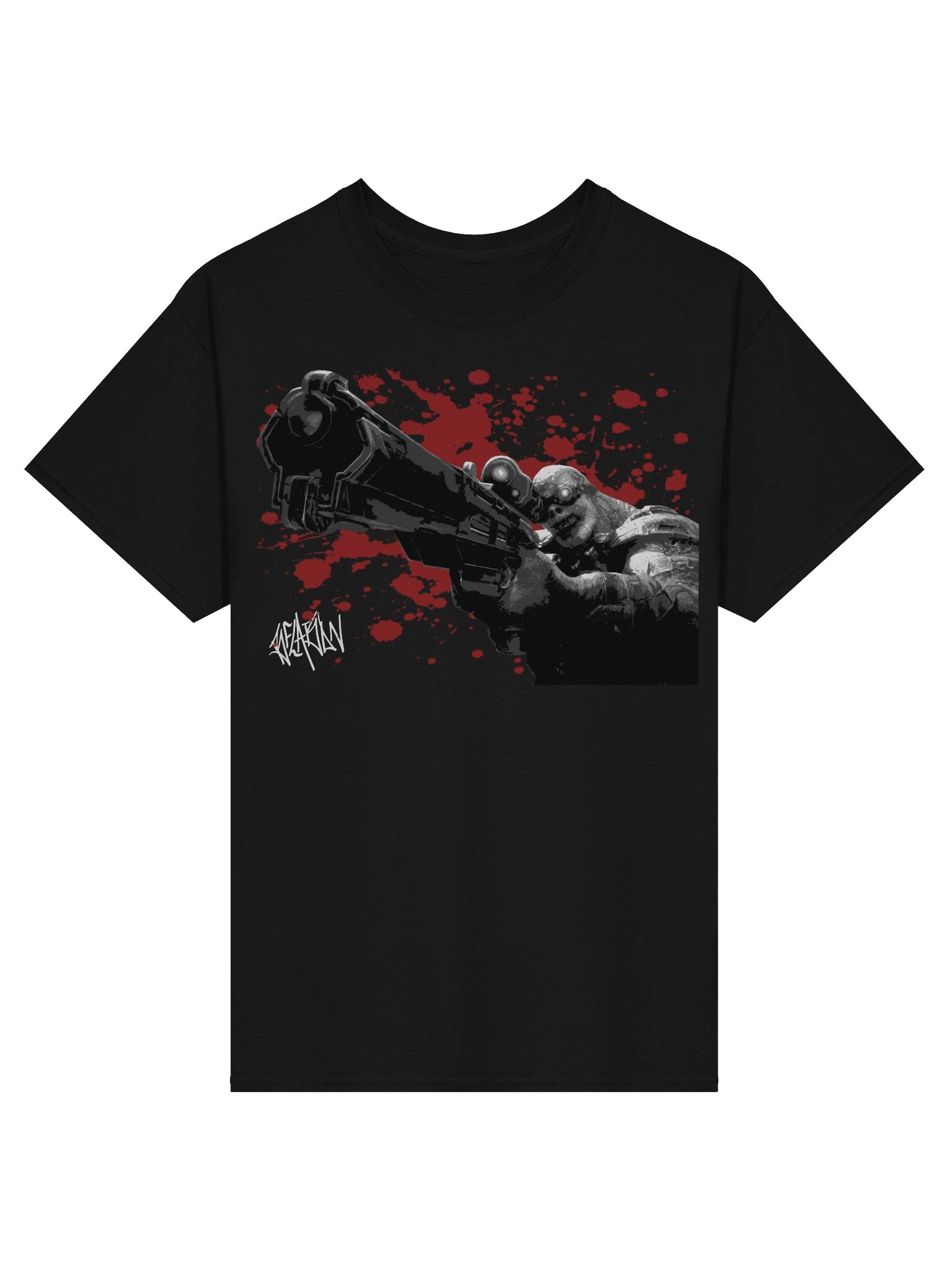 Sniper painting tee (BLACK) product image (1)