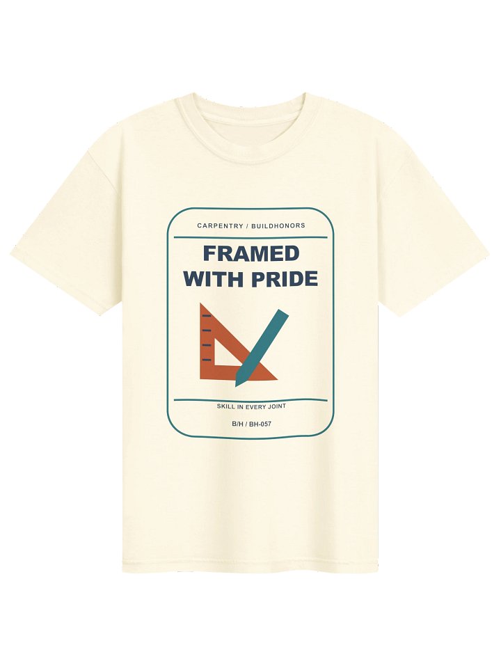 Framed With Pride supplier garment mockup