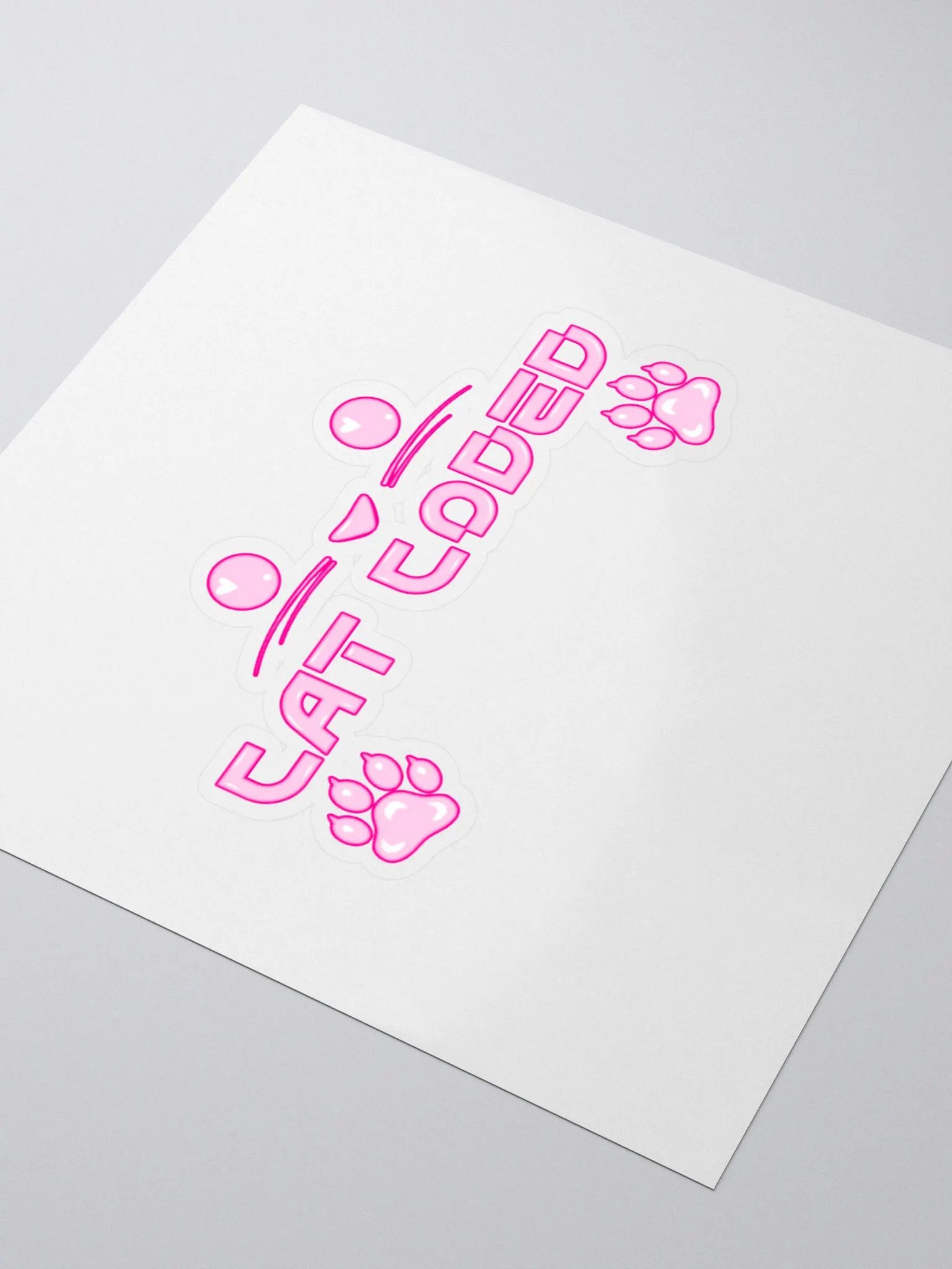 Cat Coded - Cat Pet Play Sticker product image (7)