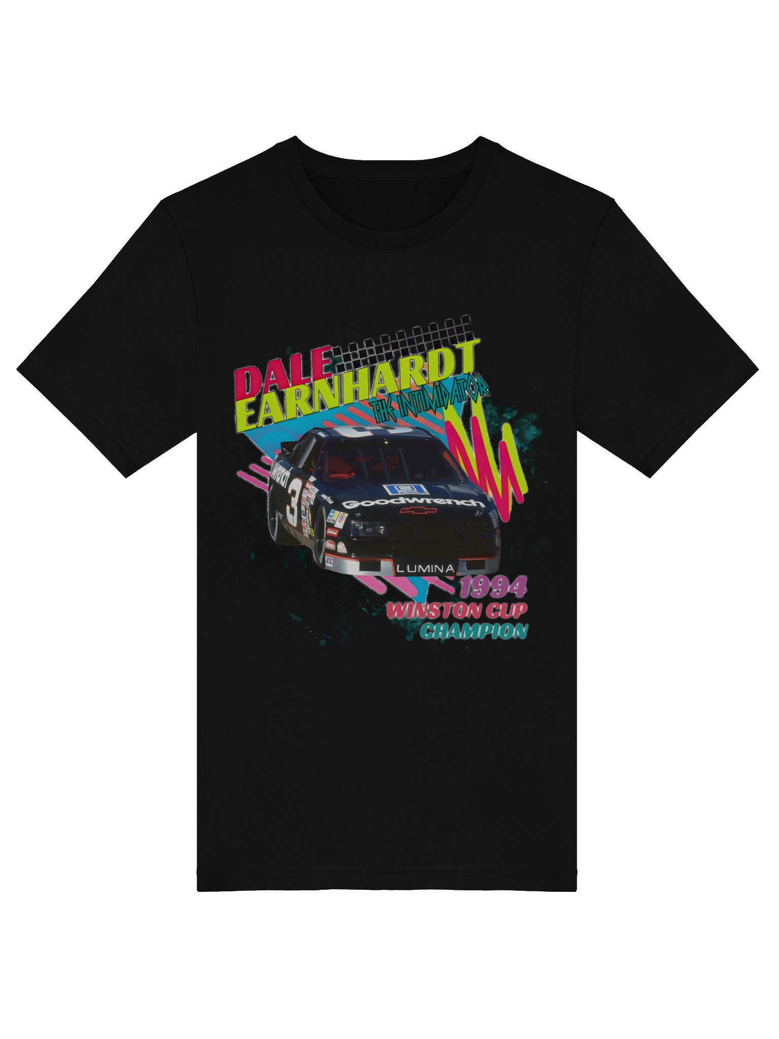 Dale Earnhardt 'The Intimidator' Neon Race Tee product image (5)