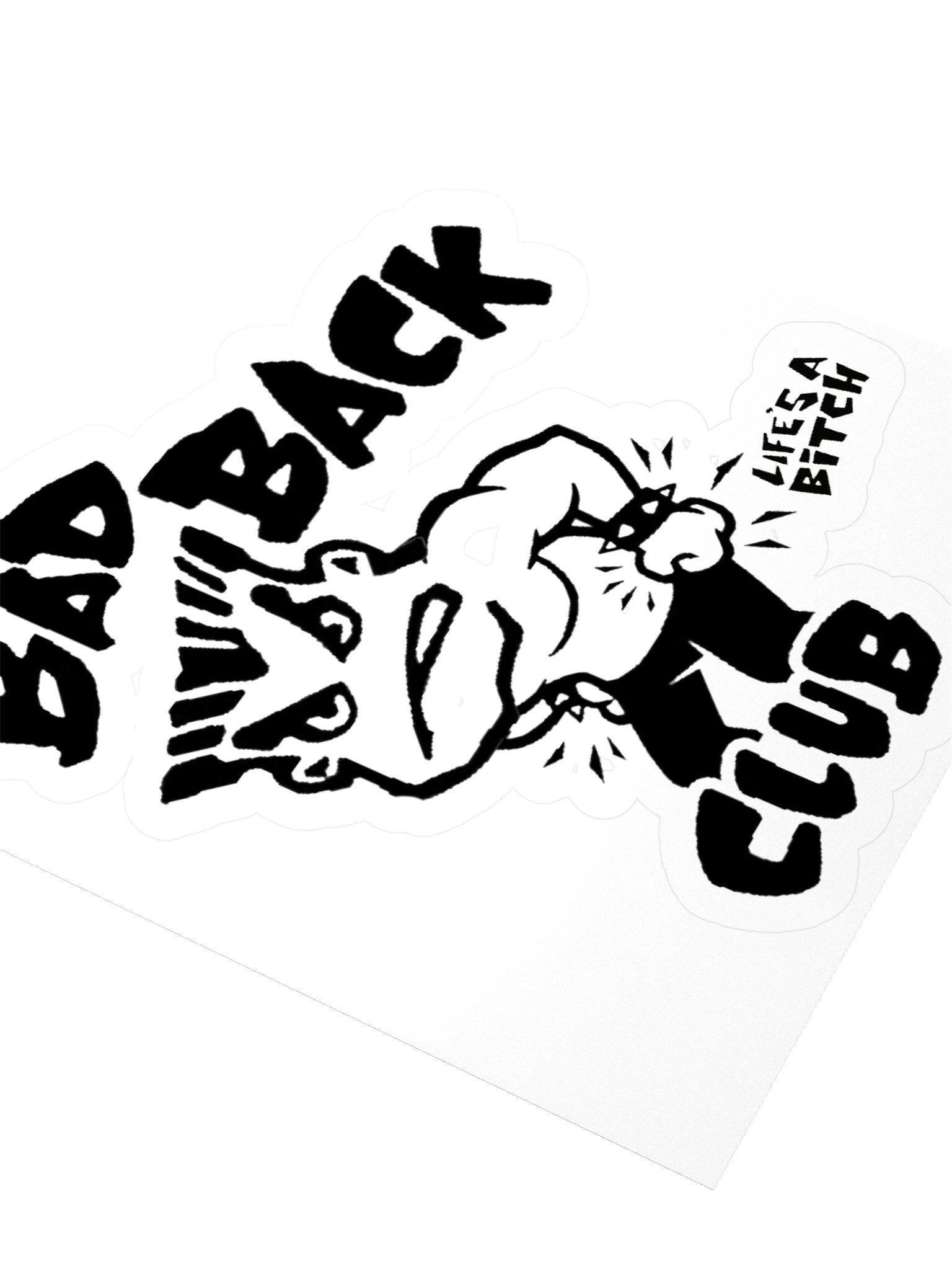 Bad Back Club Stickers product image (8)
