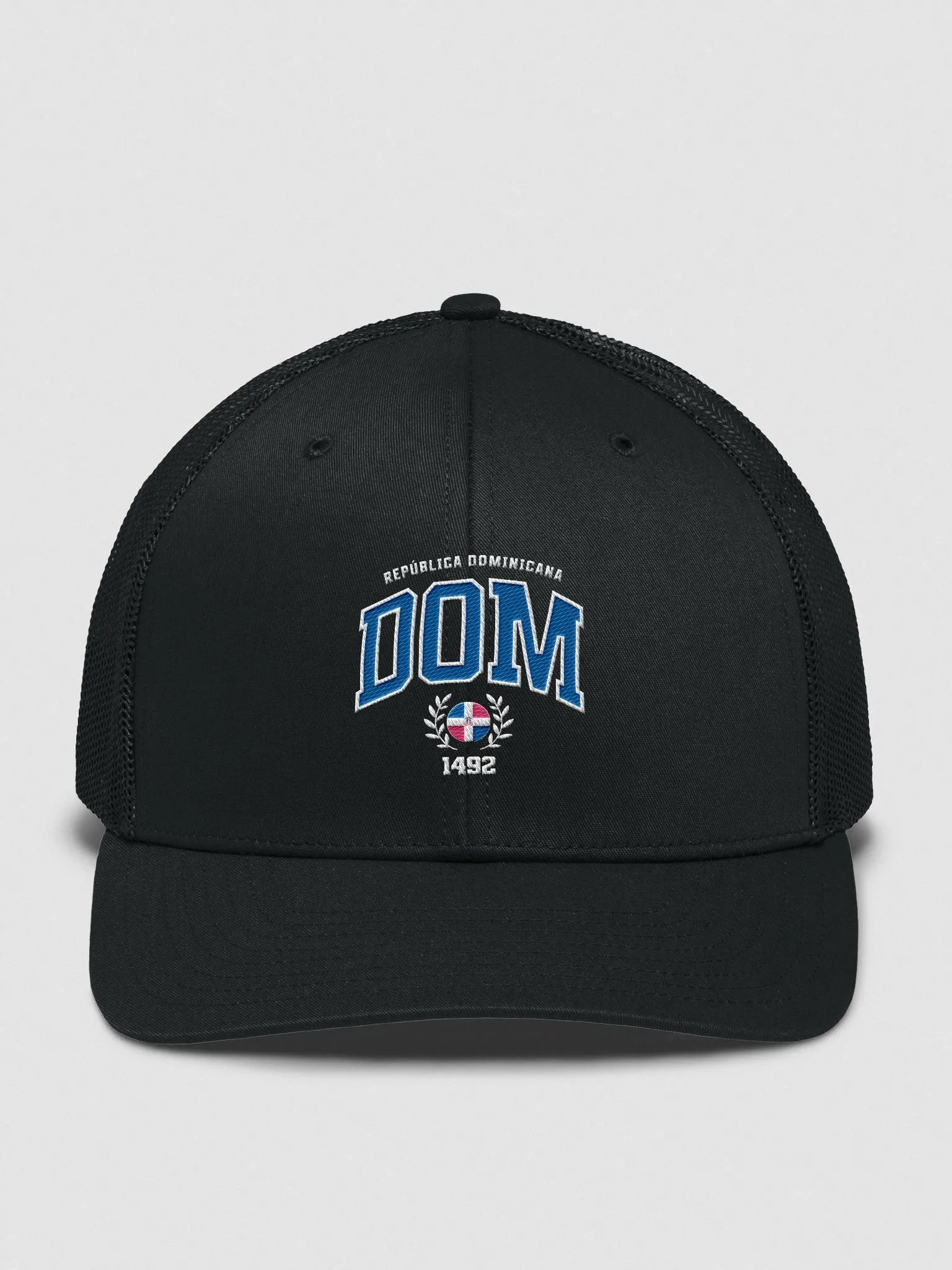 DOMINICAN Flag Trucker Hat product image (3)