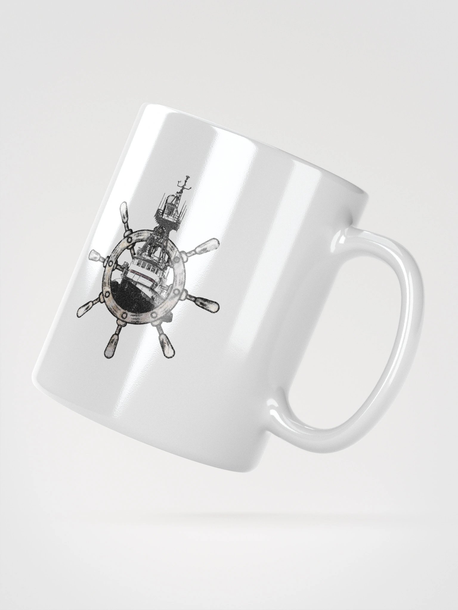 Ship Wheel & Tug CE Mug 11oz, 15oz, & 20oz product image (3)