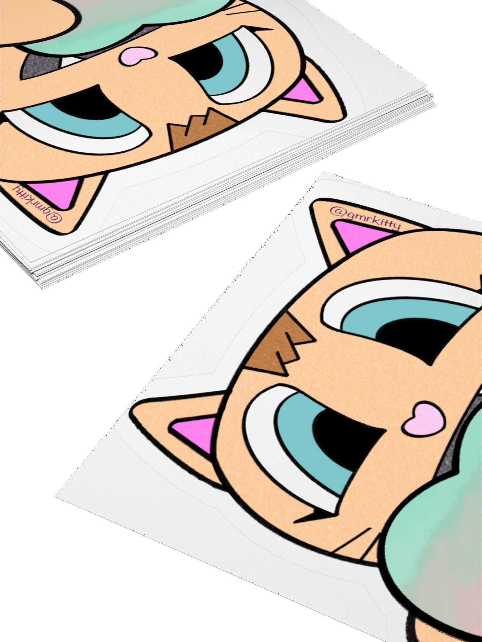 Kitty Cloud Heart Sticker product image (10)