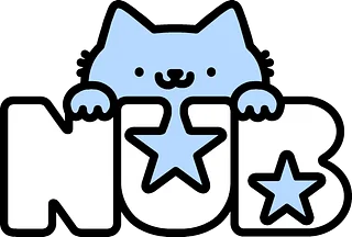 silly nub cat