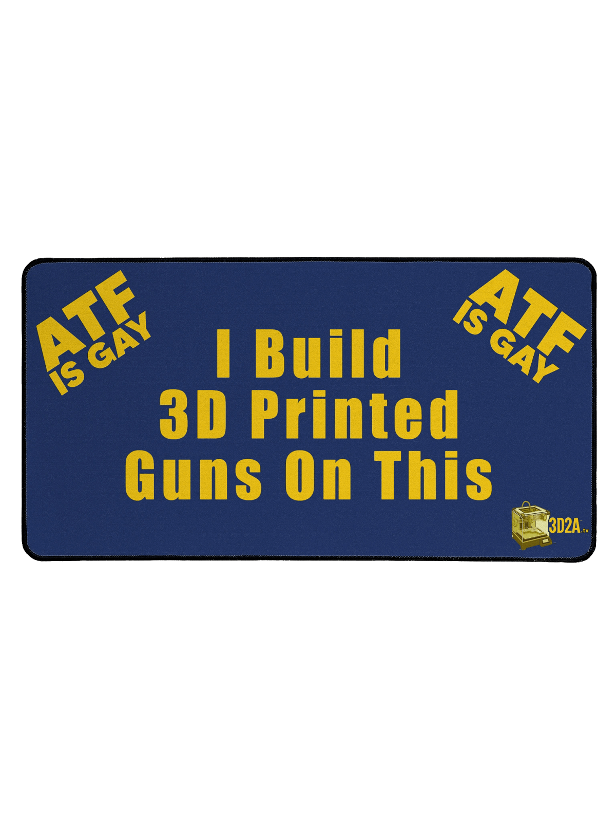 Gun Display Mat I Build Guns 3D Printed Guns On This Desk Mat | 3D2A.TV