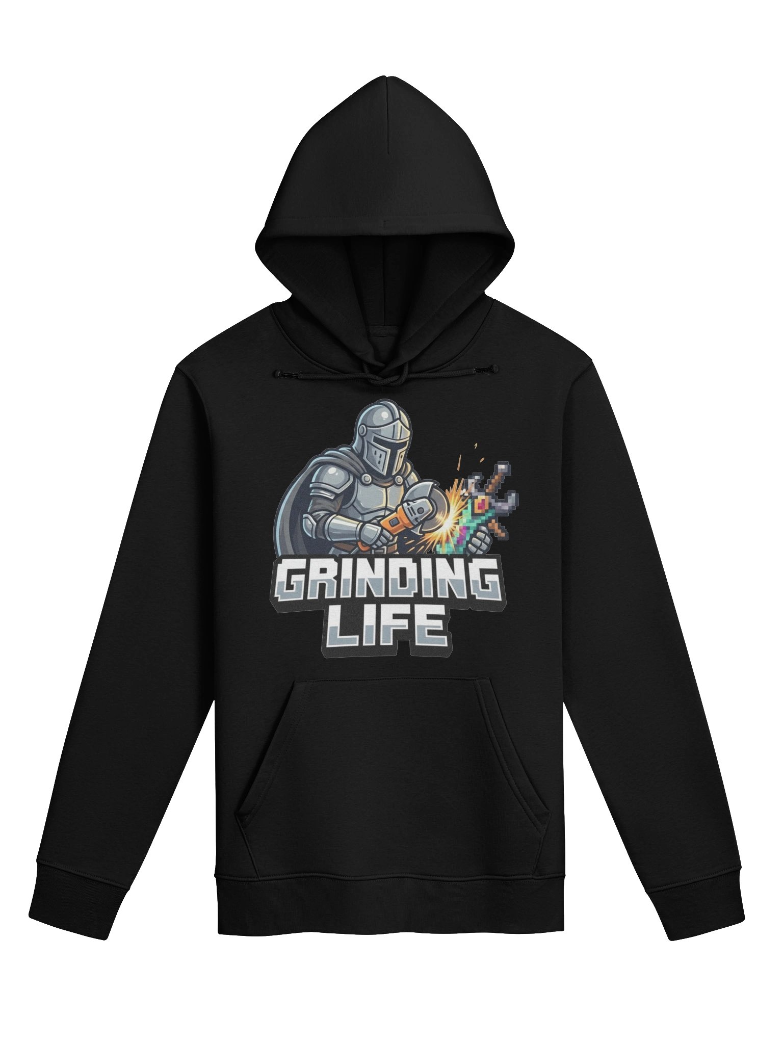 The No Life, Grinding Life Gamer Hoodie product image (2)