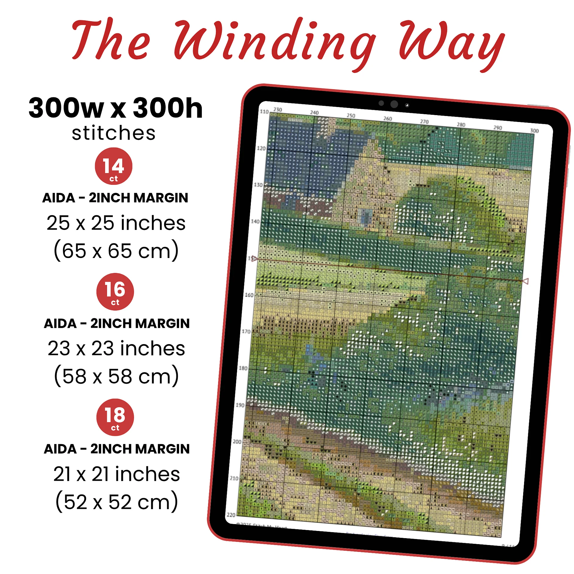 The Winding Way Cross Stitch Pattern product image (2)