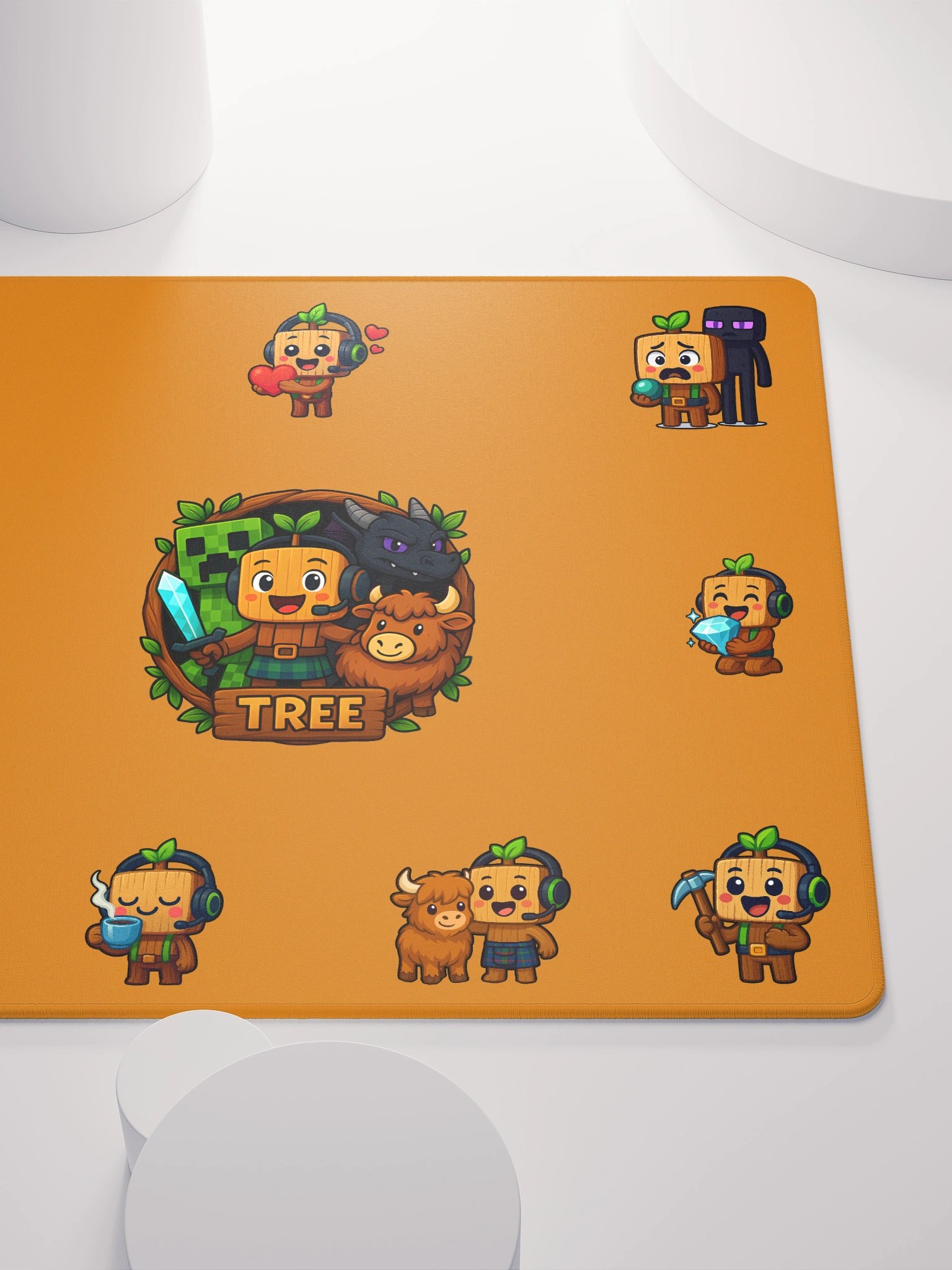 Tree Mouse Mat Orange product image (5)