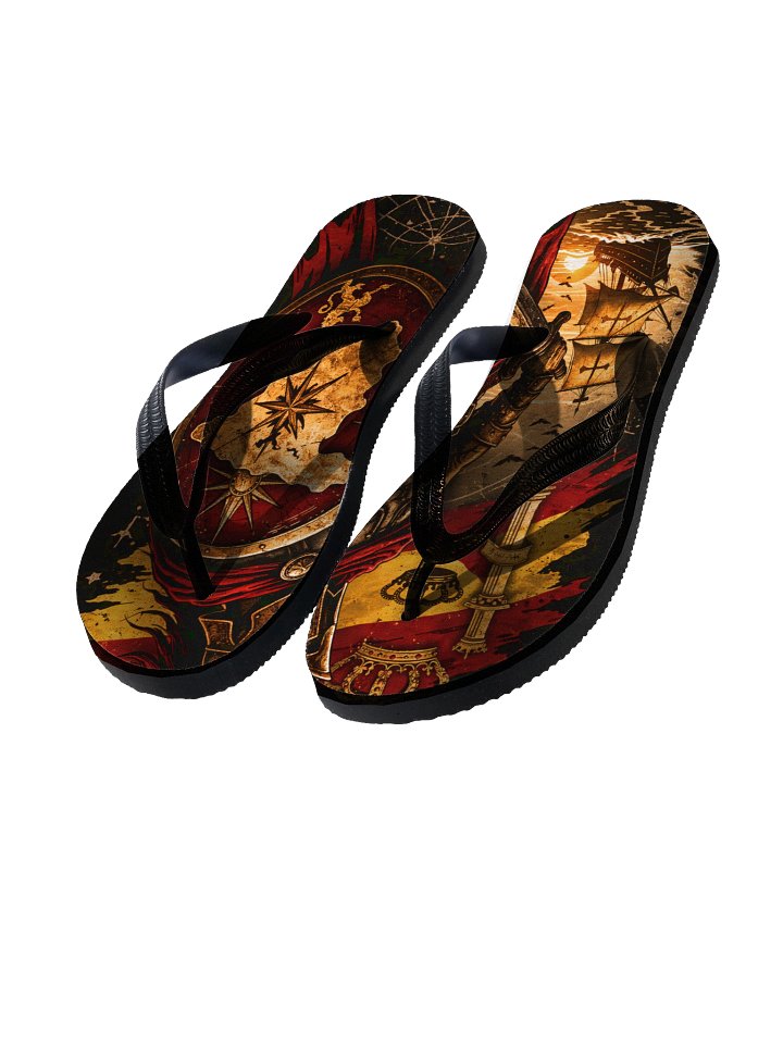 Historical Navigator Flip Flops product image (1)