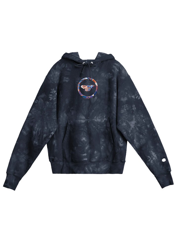 Moth Champion Embroidered Tie-Dye Hoodie product image (1)
