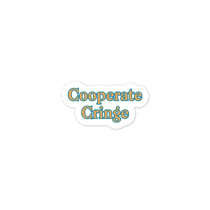 Cooperate Cringe Sticker product image (1)