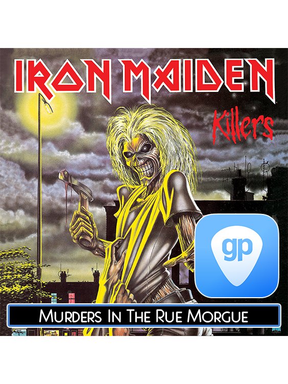Murders In The Rue Morgue PDF TAB + Backing Track MP3 product image (1)