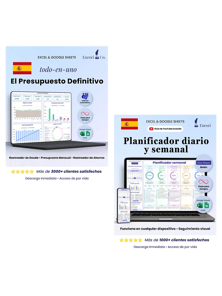 El Presupuesto Definitivo + Planificador Diario y Semanal (10% de descuento) product image (1)