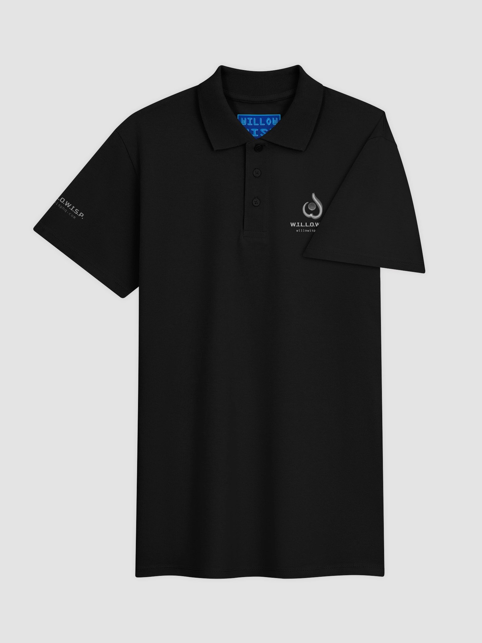 WILLOWISP Grey Polo Tee product image (4)